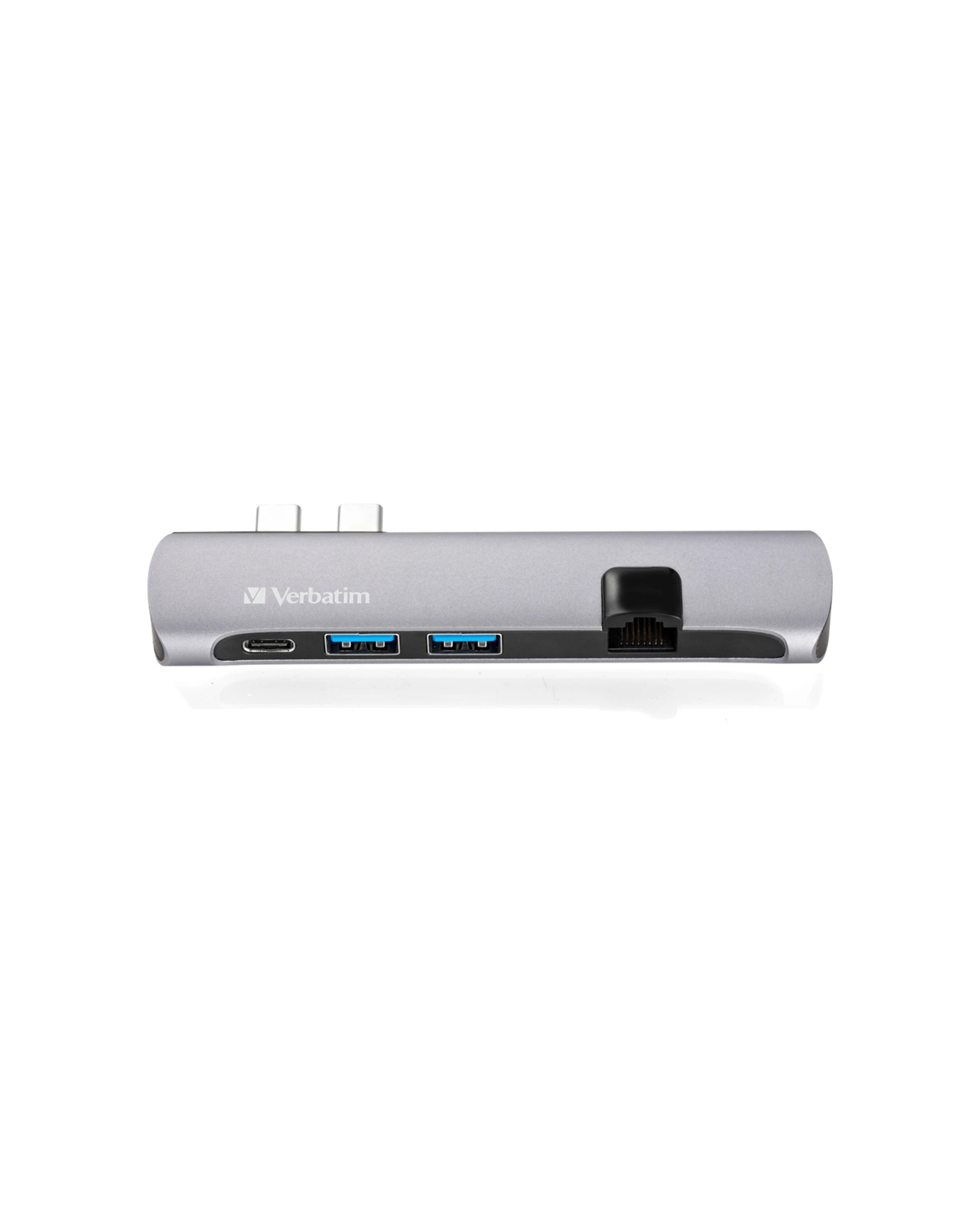 3 Verbatim Dual USB-C to HDMI RJ45 USB 3.0 Hub - Grey, 3 of 3