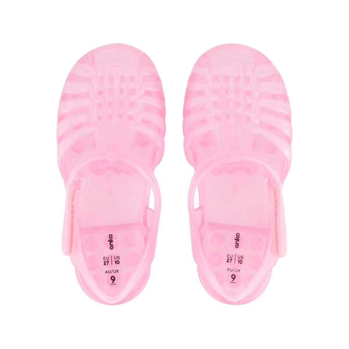 3 Junior Jelly Sandals PEARLISED PINK, 3 of 4