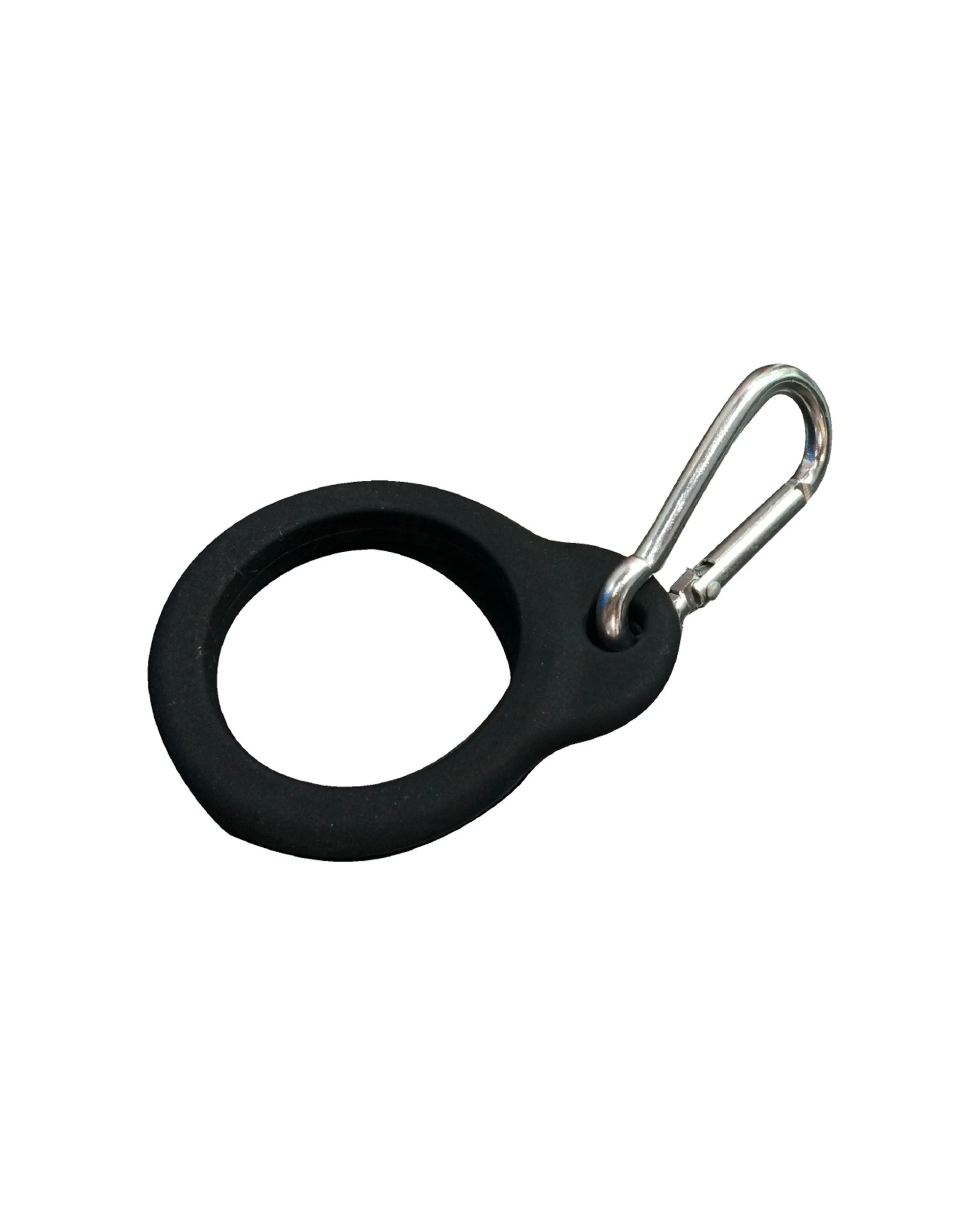 2 Avanti 6PK 5cm Silicone Aluminium Carabiner Ring For Avanti Fluid Bottles - Black, 2 of 2
