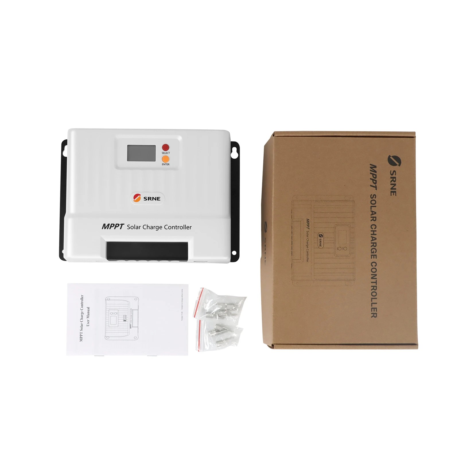 10 SRNE 40A MPPT Solar Charge Controller 12V/24V Lithium Battery LCD Display, 10 of 10