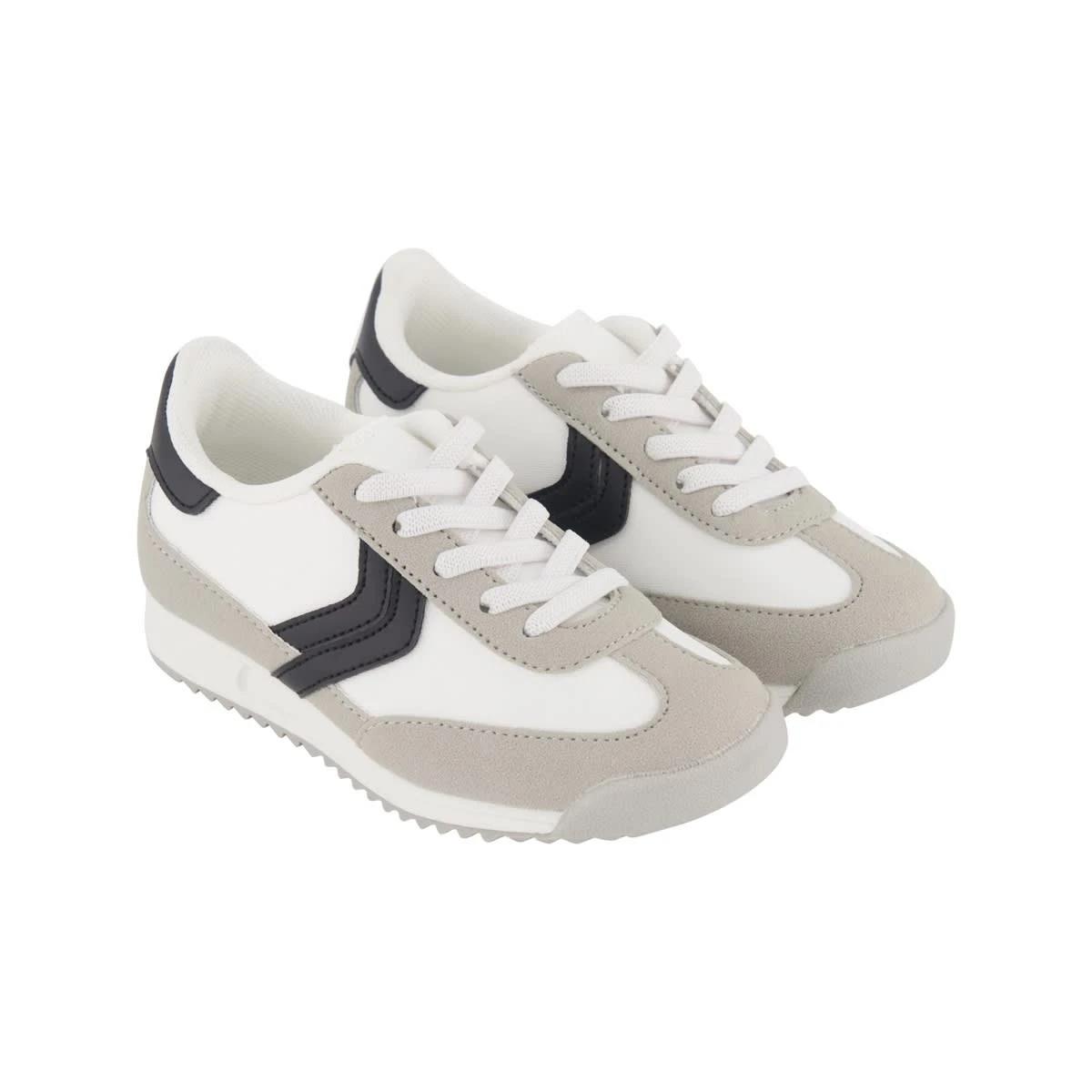 4 Junior Casual Shoes WHITE, 4 of 5