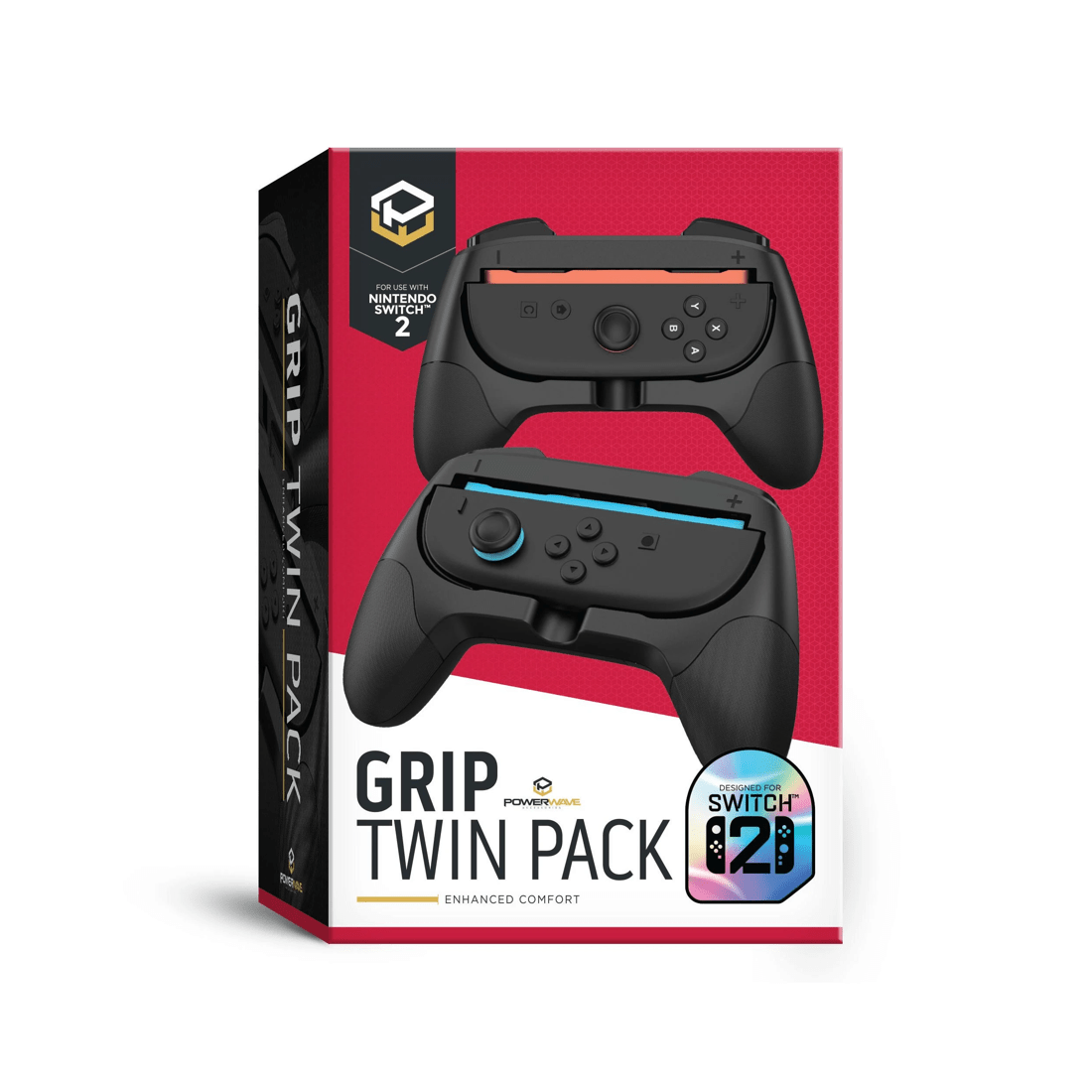 1 Powerwave Grip Twin Pack for Nintendo Switch 2
 - black, 1 of 6