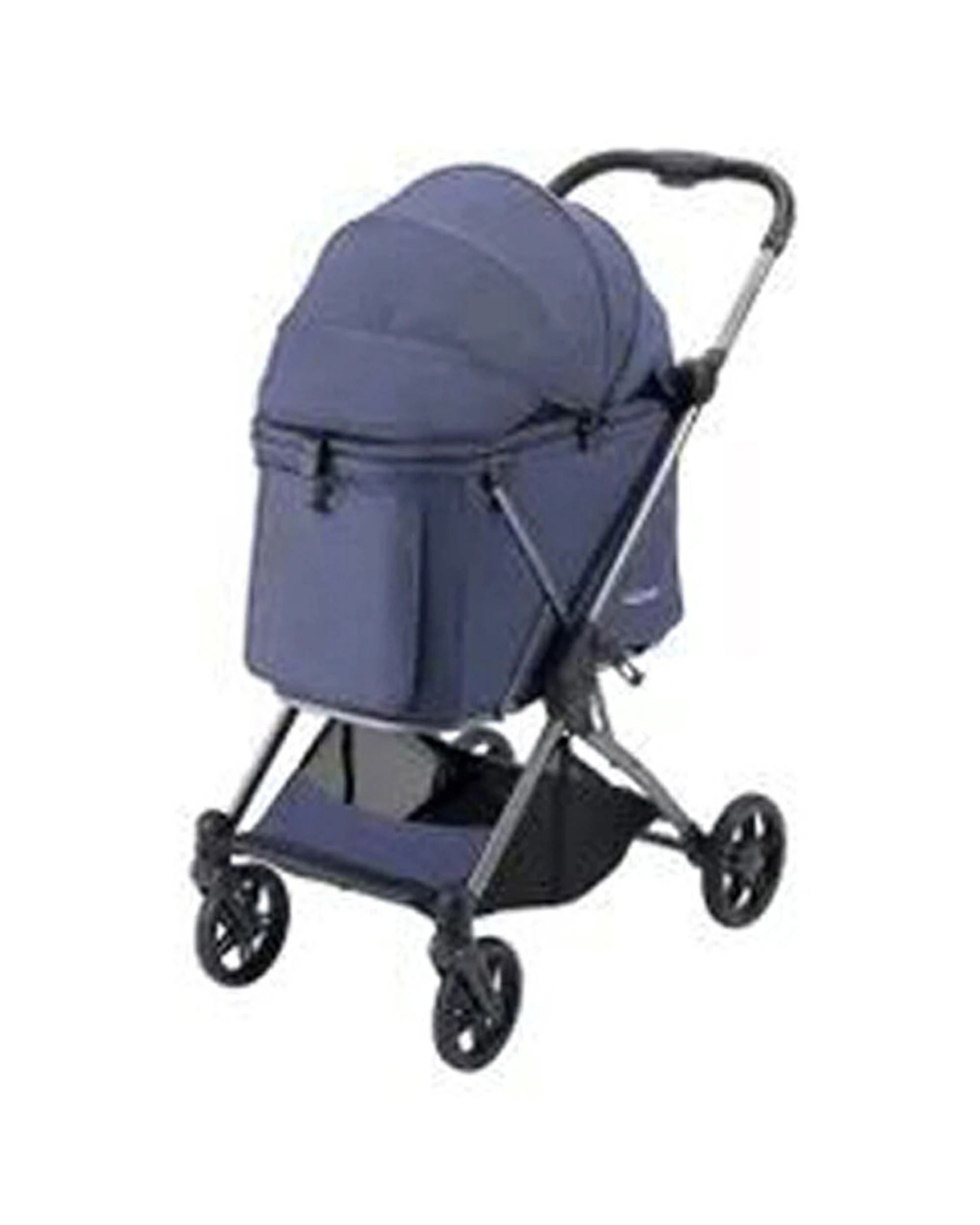 1 Ibiyaya Maxi Deep Carriage Pet Stroller With Sunshade Foldable Lightweight - Blue, 1 of 3
