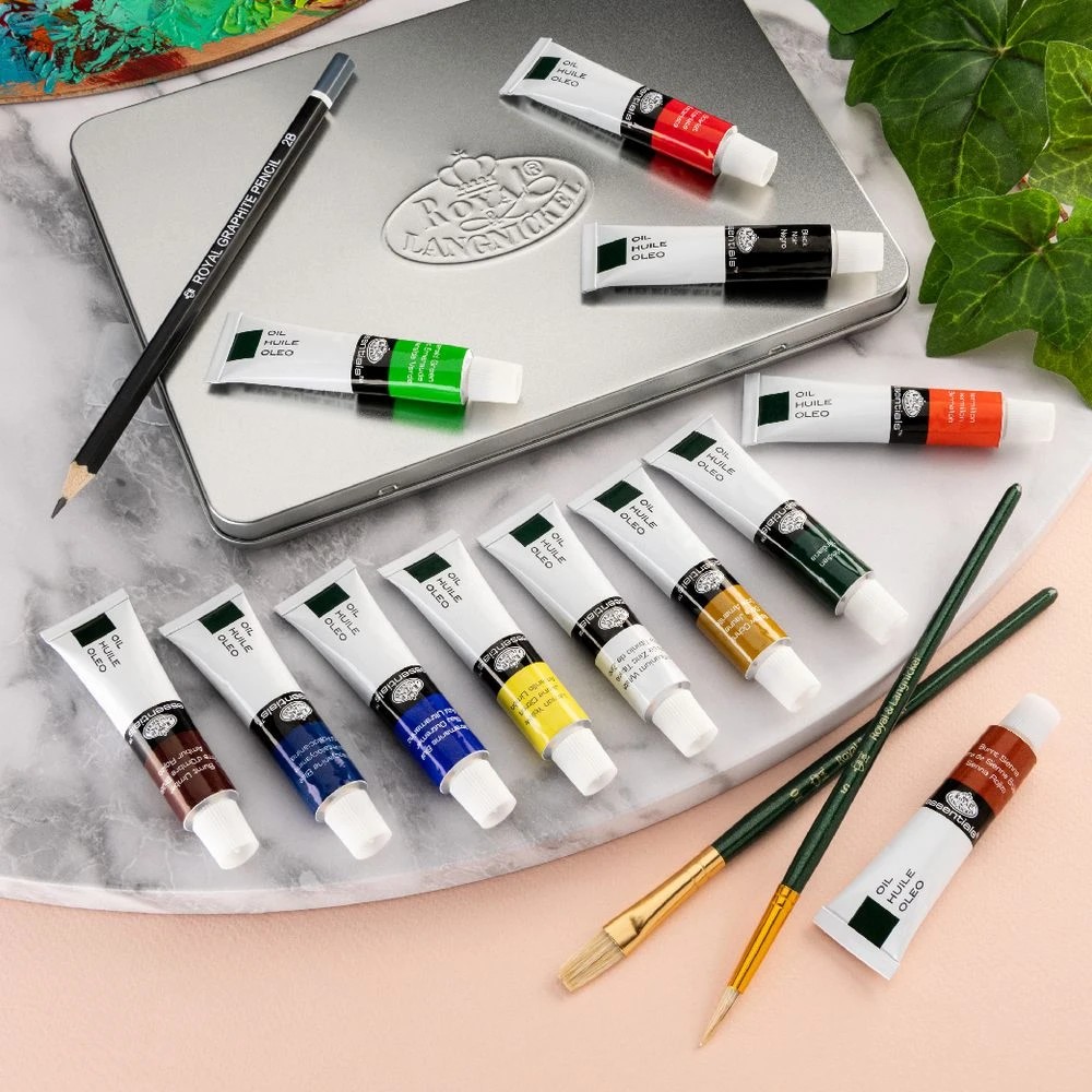 4 Royal & Langnickel Oil Paint Medium Tin Set 15 Piece, 4 of 5