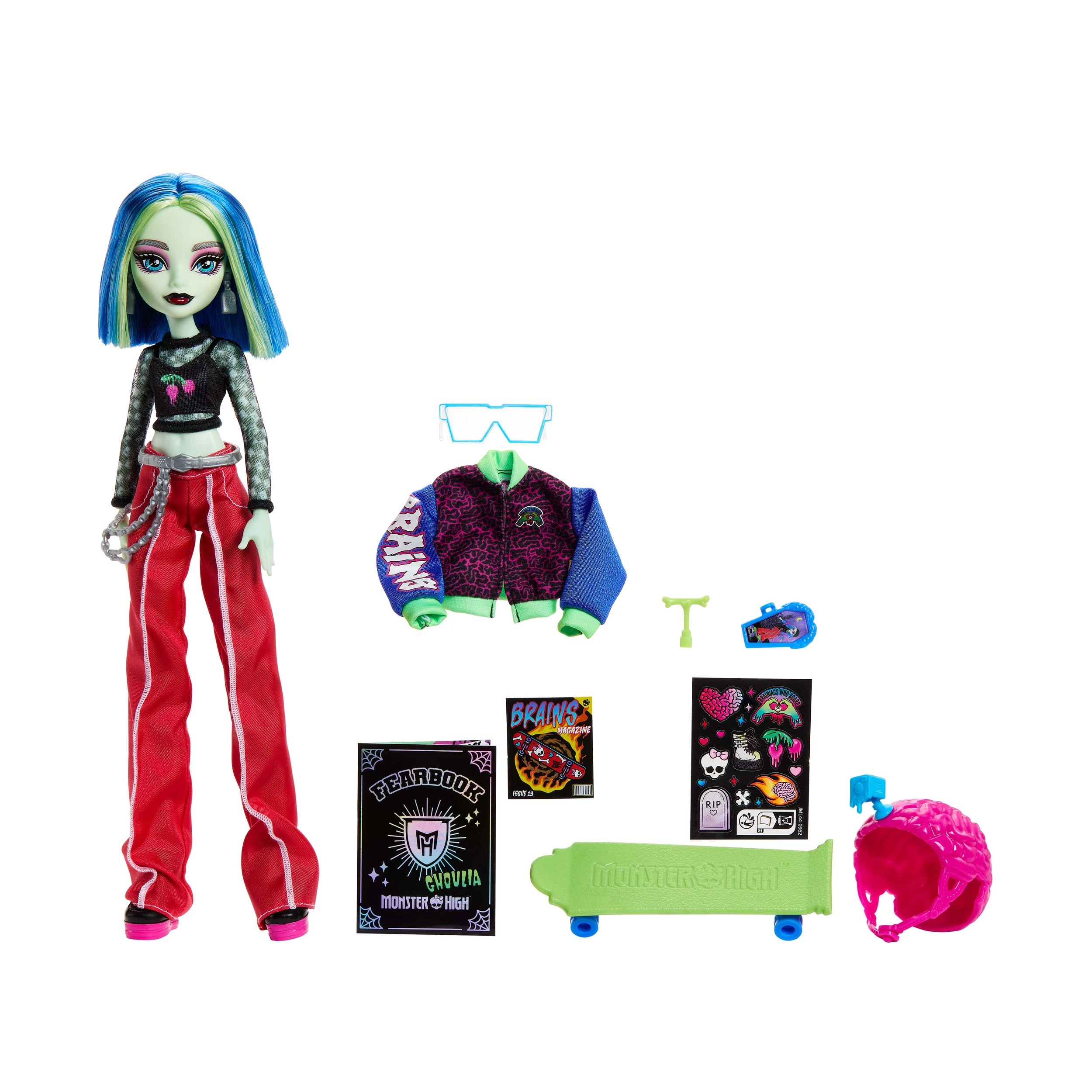 3 Monster High Fearbook Ghoulia Yelps Fashion Doll Playset, 3 of 5