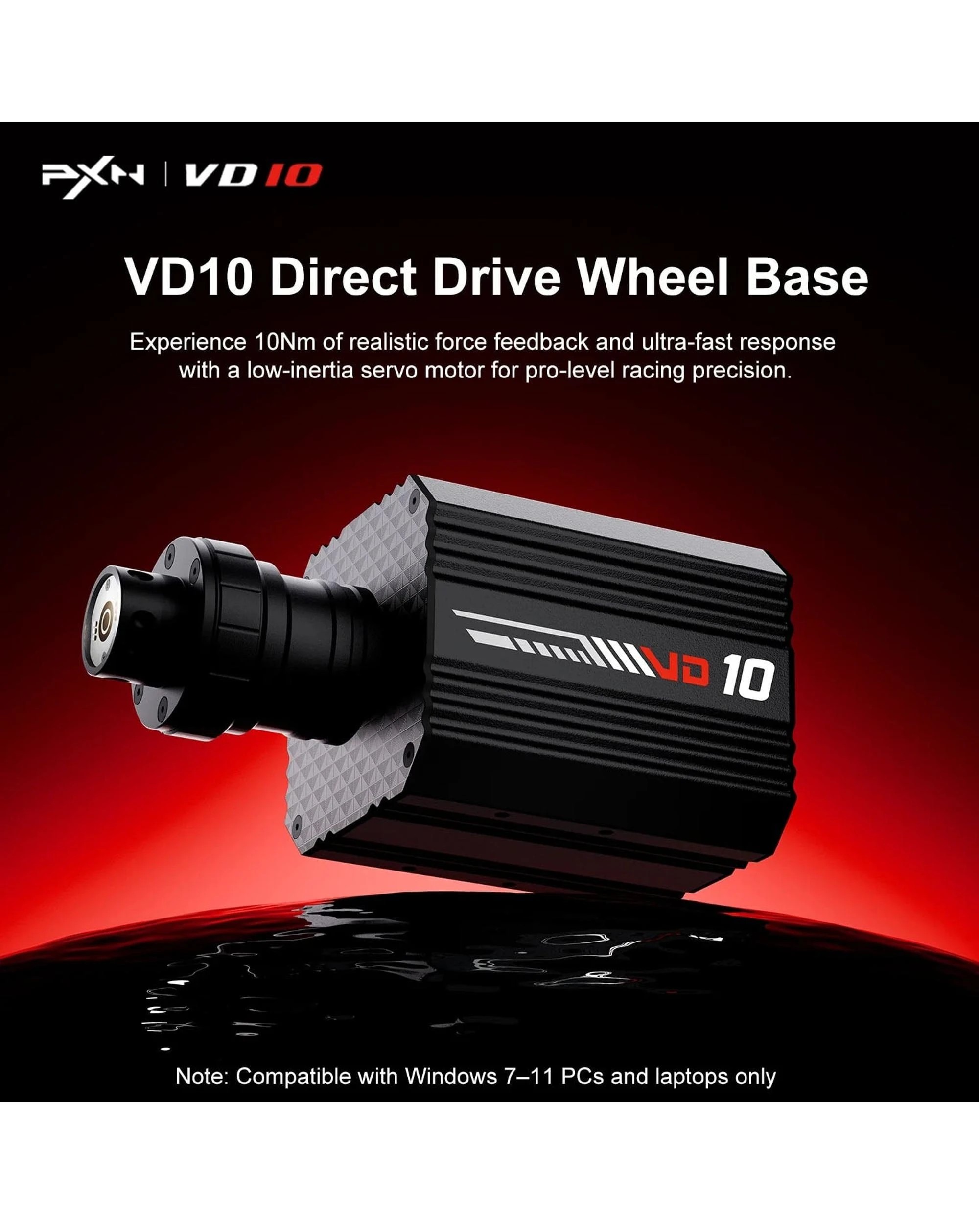 2 PXN VD10 Direct Drive Wheel Base, 2 of 10