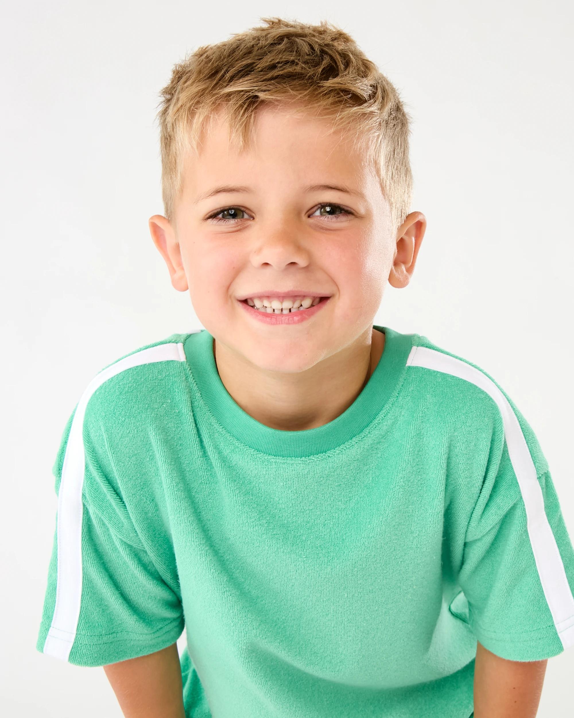 3 Terry Towelling T-shirt Grn Spruce, 3 of 6