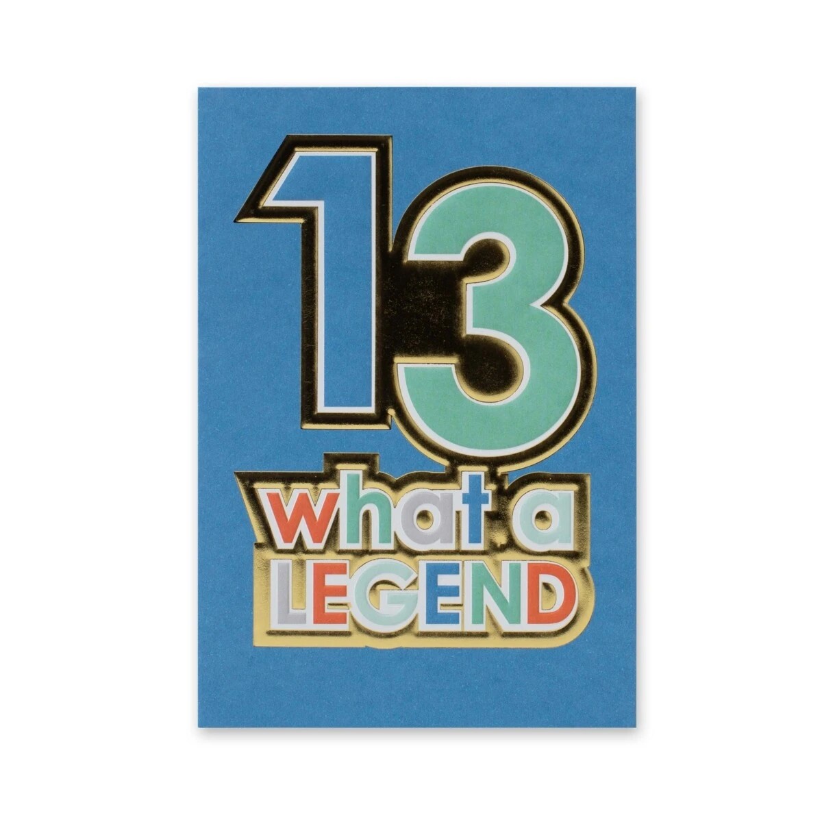 3 Connections from Hallmark 13th Birthday Card - What A Legend, 3 of 3