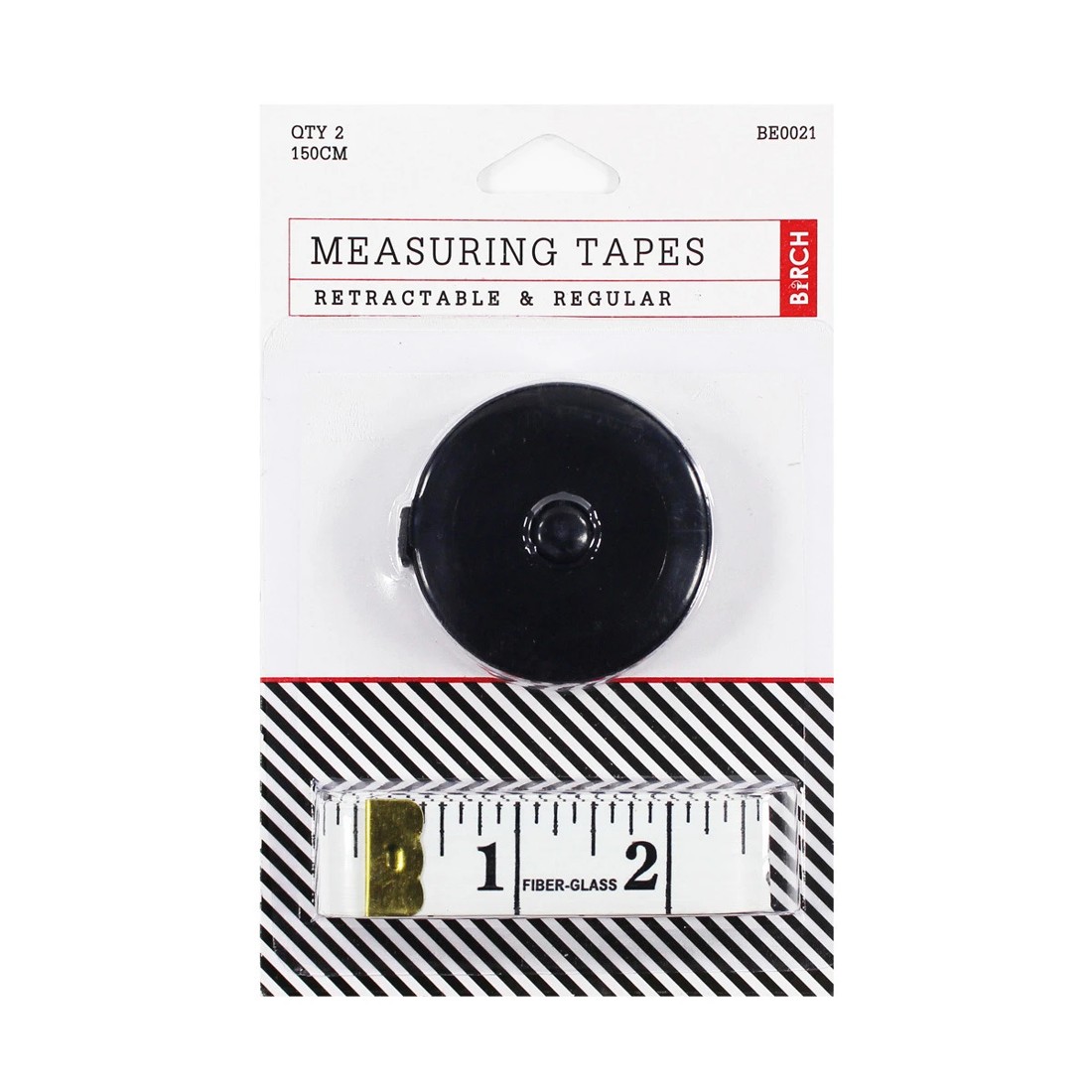 1 2 Pack Birch Measuring Tape, 1 of 1