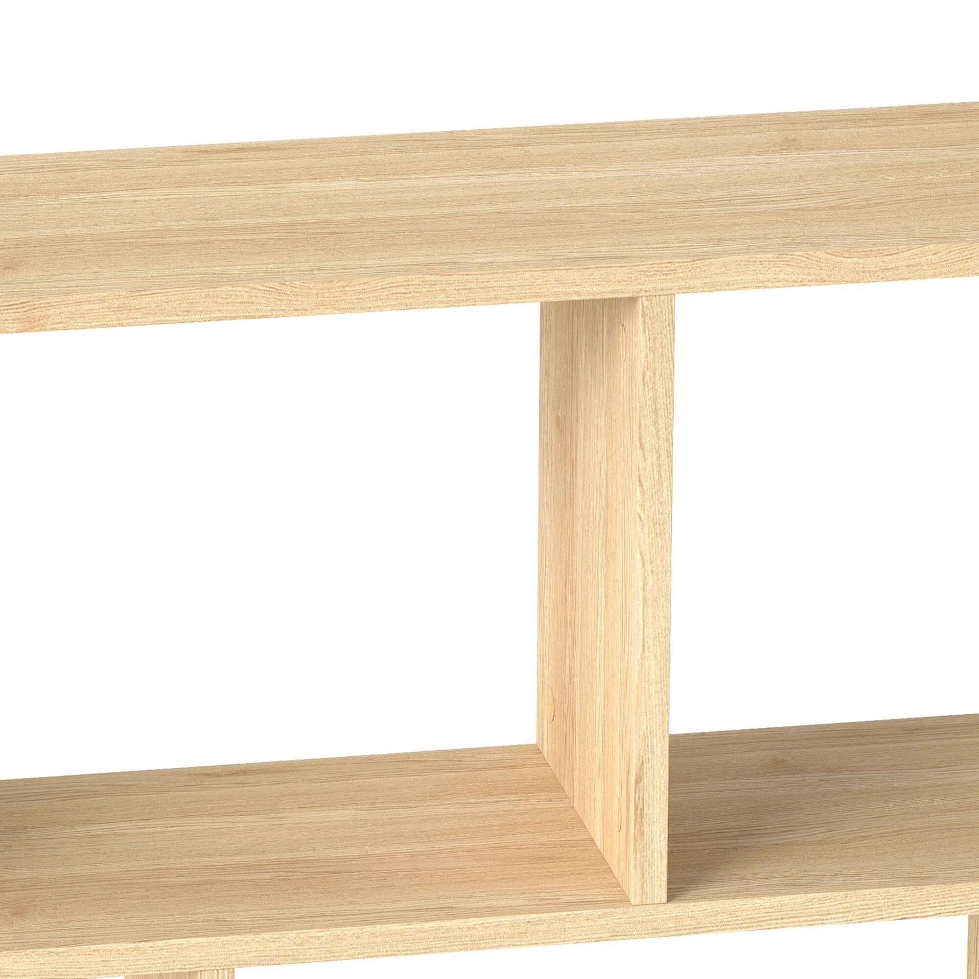 4 Levede Slim Side Table Two-Tier - Natural, 4 of 8