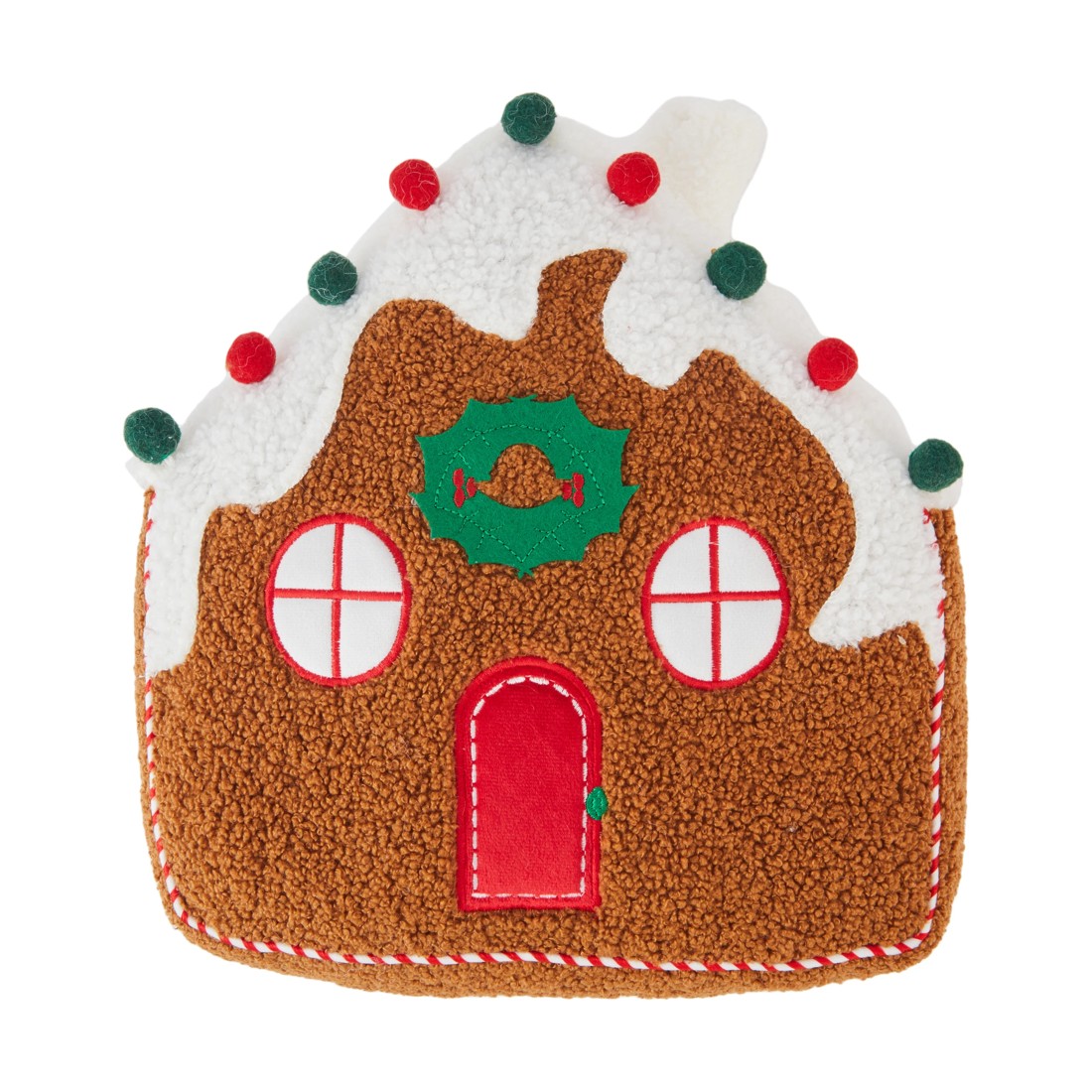 1 Gingerbread House Cushion, 1 of 6