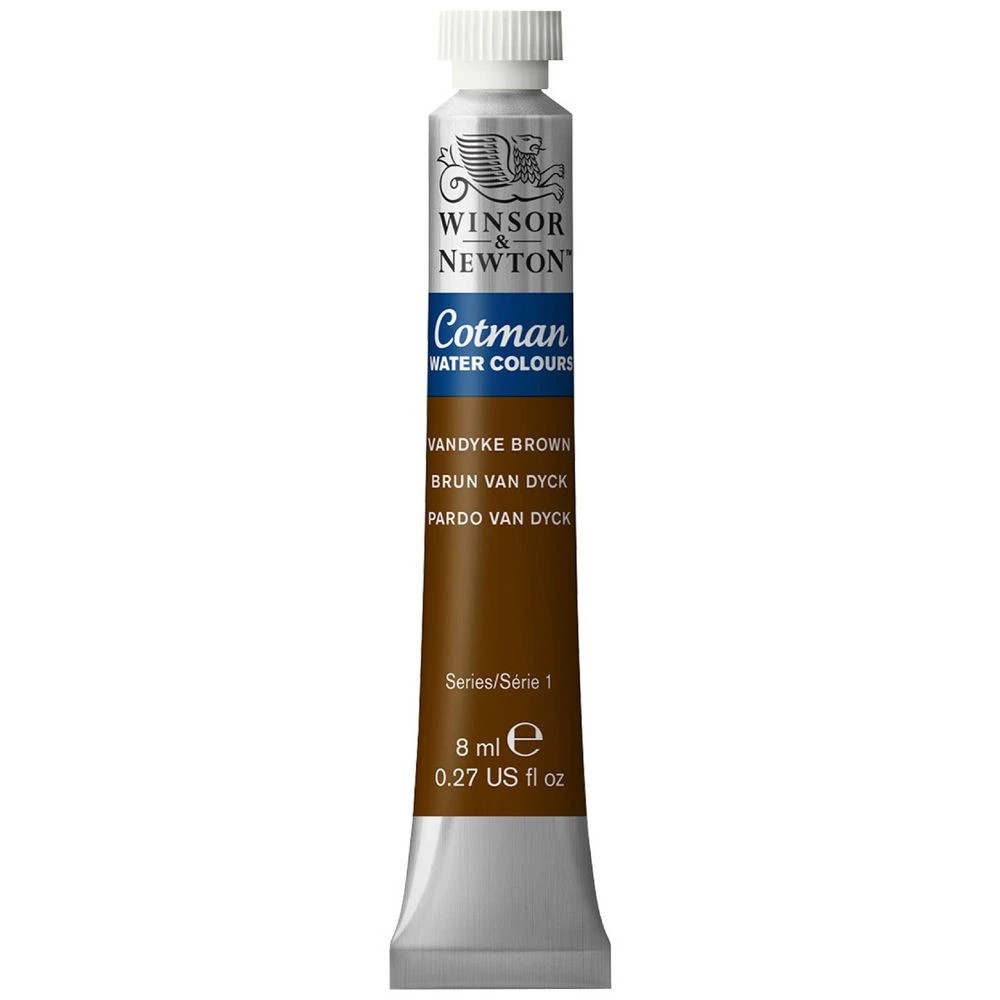 1 Winsor & Newton Cotman Watercolour 8mL Vandyke Brown, 1 of 1