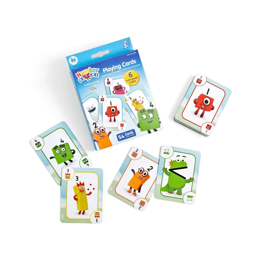 2 Hand2Mind Numberblocks Playing Cards, 2 of 3