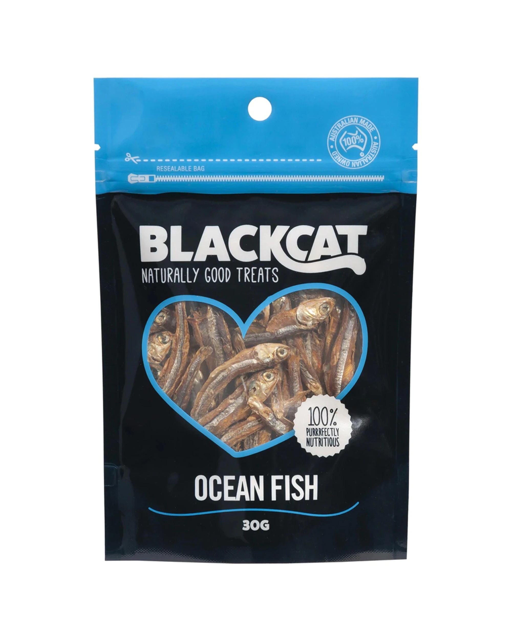 2 Blackcat Ocean Fish Cat Treats 2 Pack 100 Percent Natural Omega 3 And 6 - Plain, 2 of 3