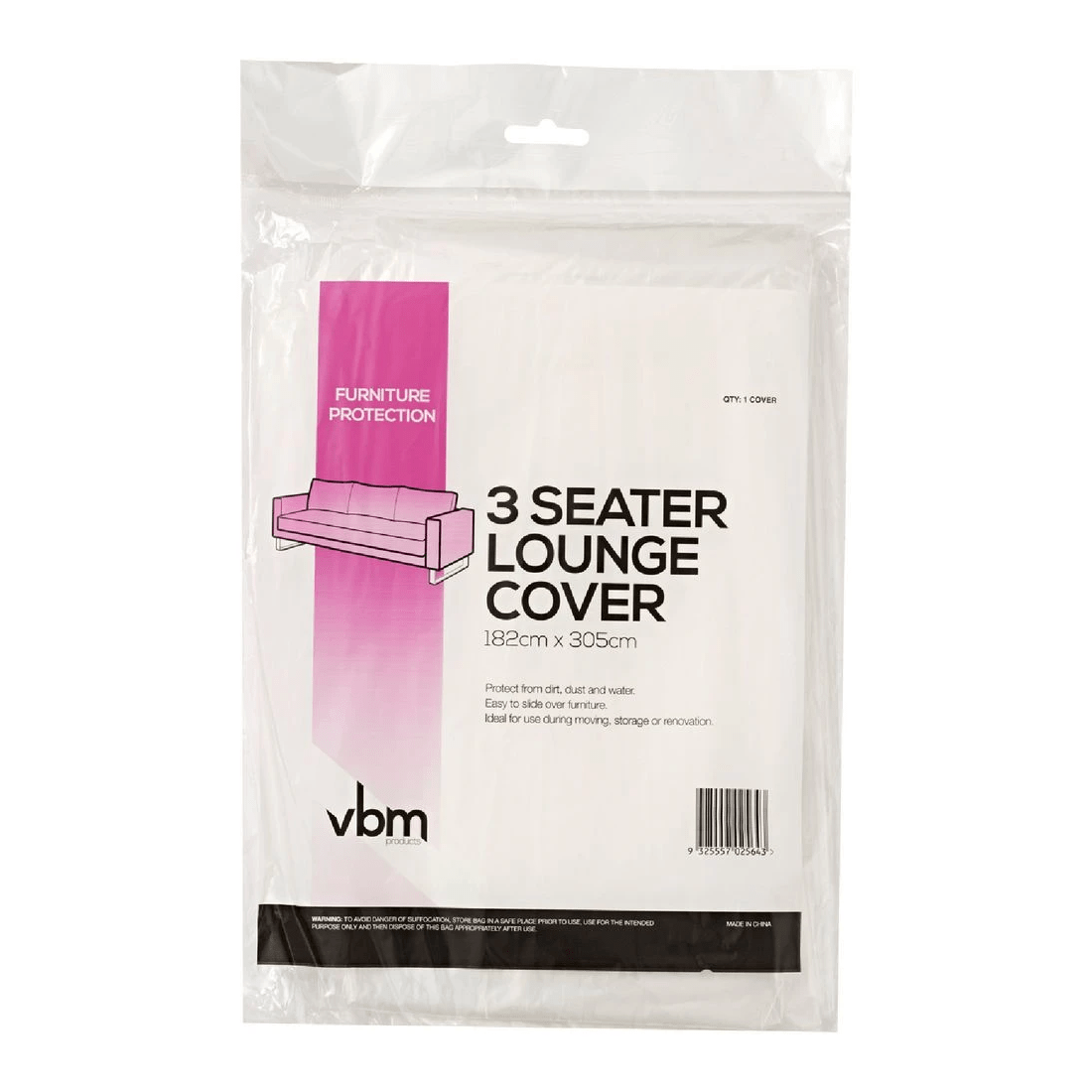 1 Visy 3 Seater Plastic Protector, 1 of 2