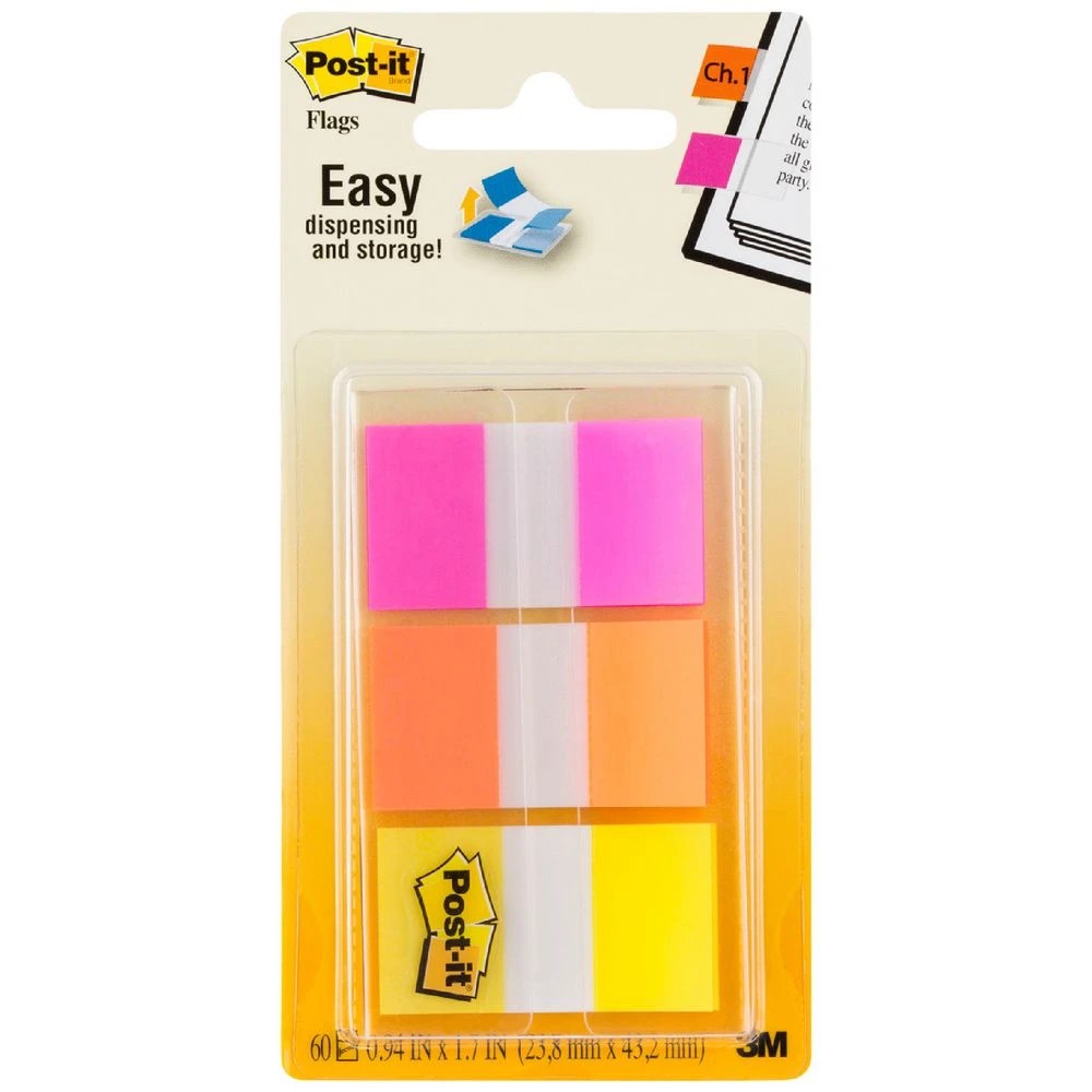 1 Post-it Flags 25x43mm Pastel 60 Pack, 1 of 4