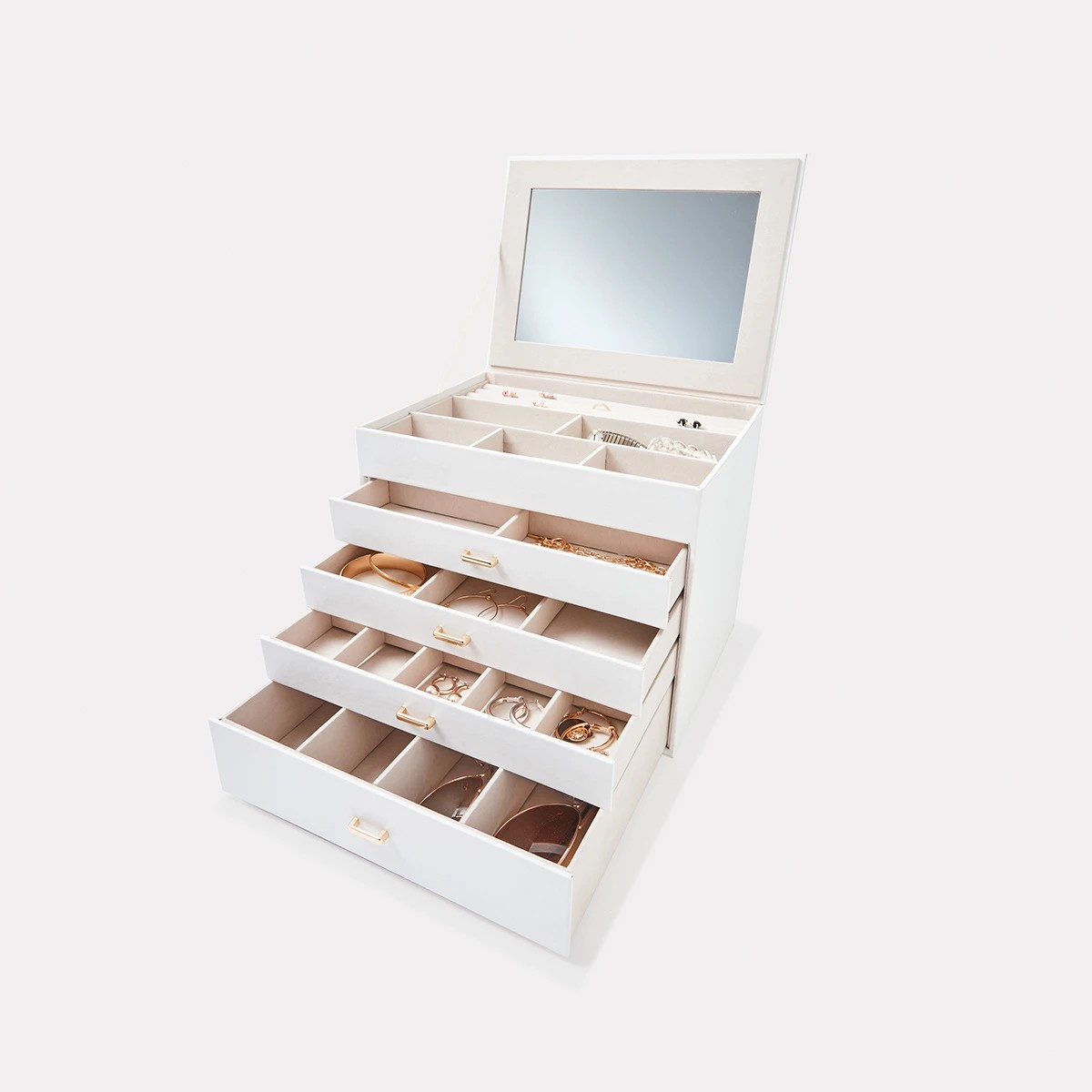 1 5 Tier Jewellery Box with Lid, 1 of 9