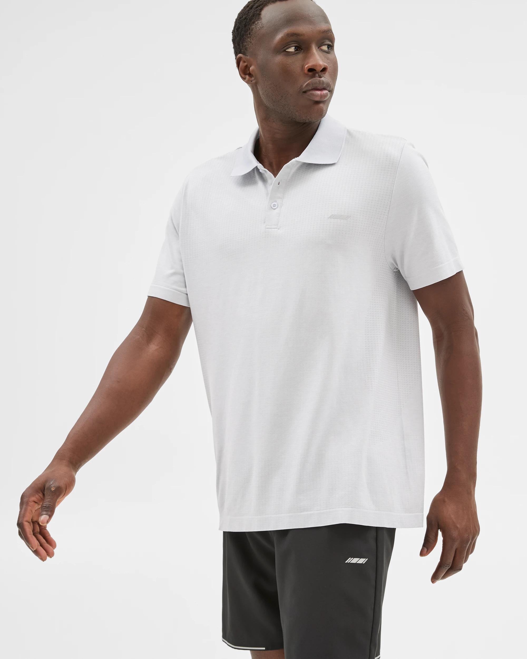 1 Target Active Polo Top GREY MARLE, 1 of 6