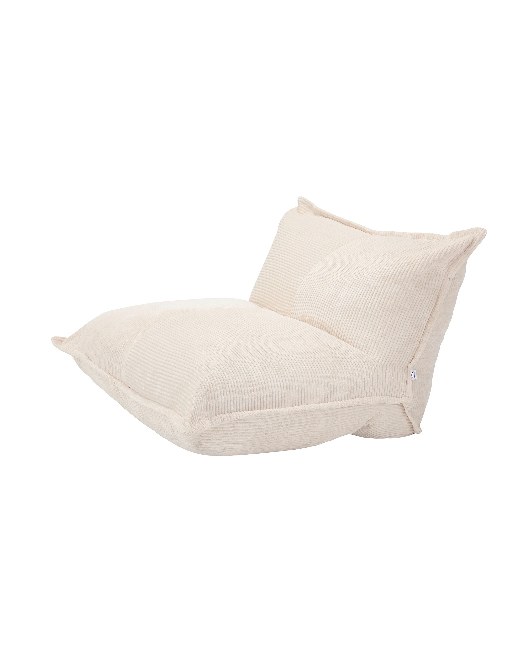 2 IHOMDEC L Shape Corduroy Compression Sofa - Beige, 2 of 9