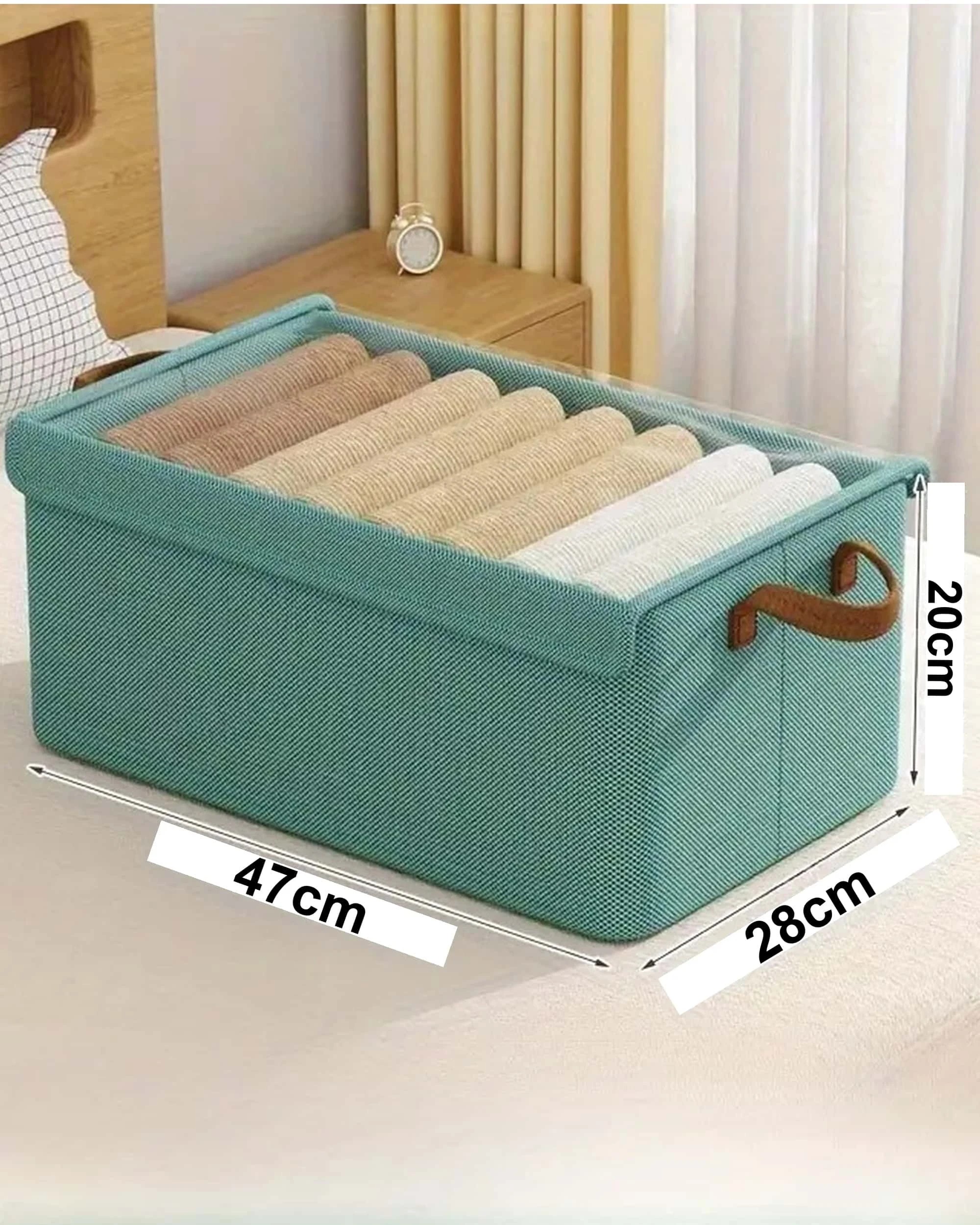 Aimall 4pcs Foldable Clothes Storage Box Organizer Fabric Storage Box ...