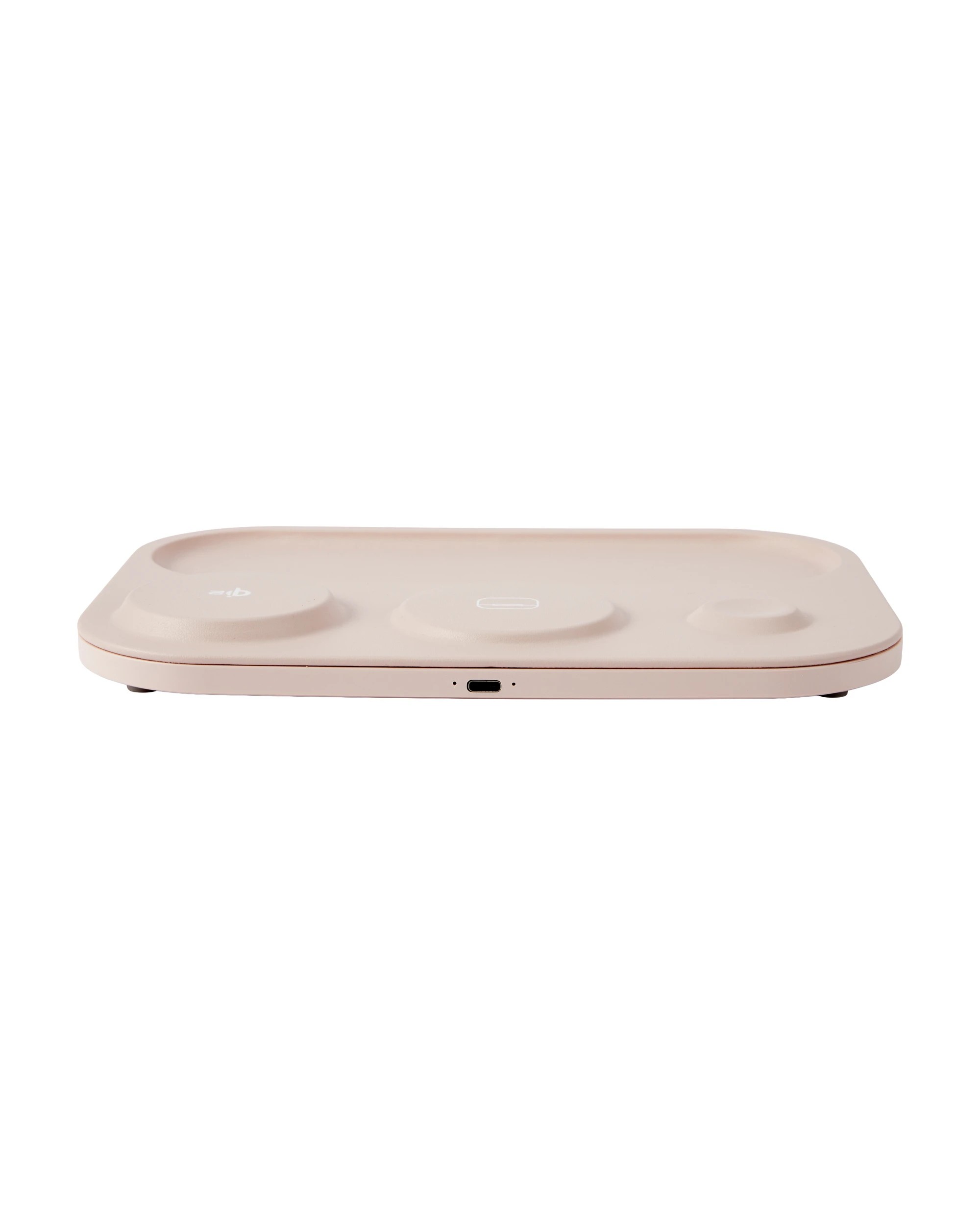 3 3-in-1 Wireless Charger Tray - Beige, 3 of 9