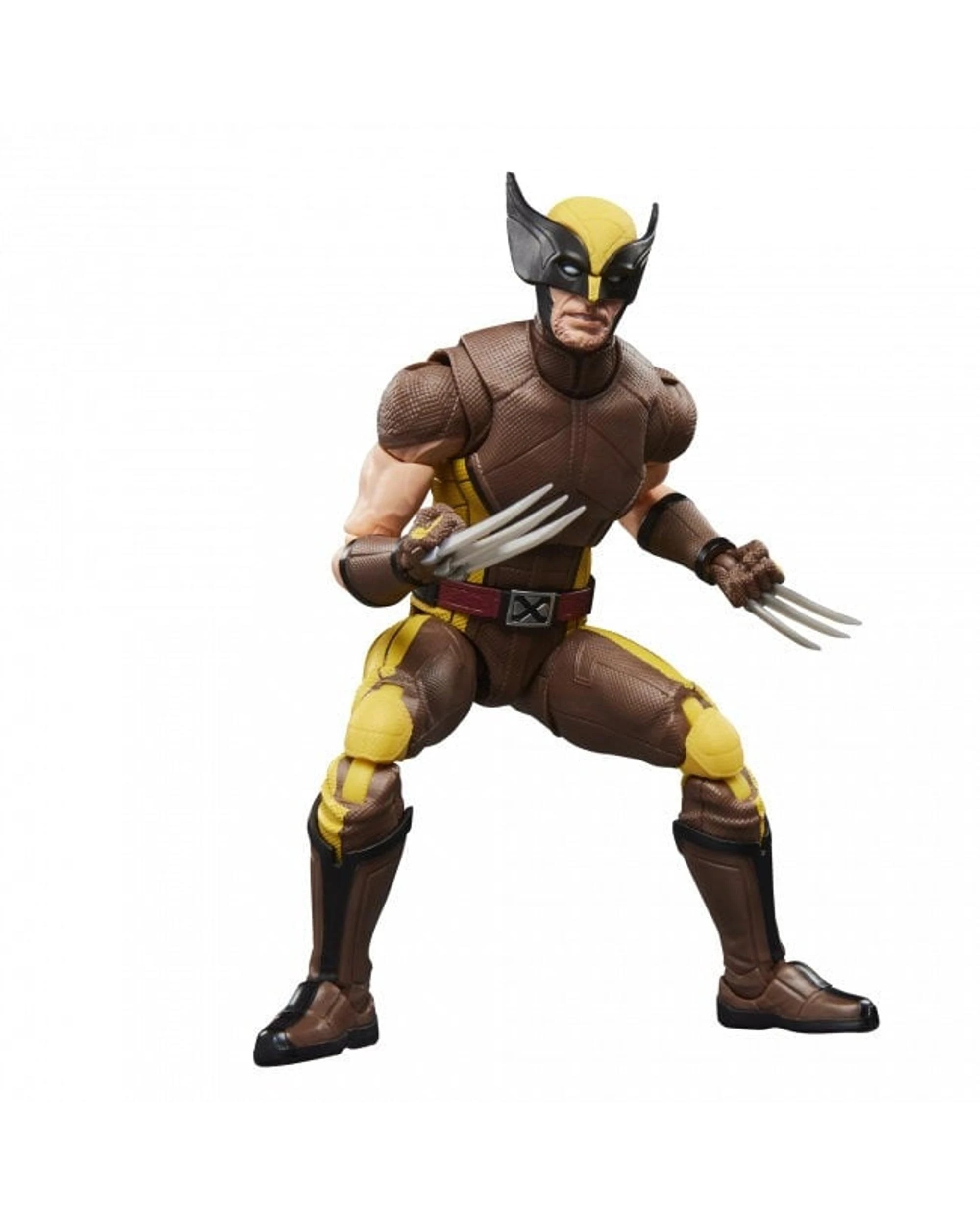 5 Marvel Legends Series Deadpool and Wolverine Wolverine Brown Suit Action Figure, 5 of 5