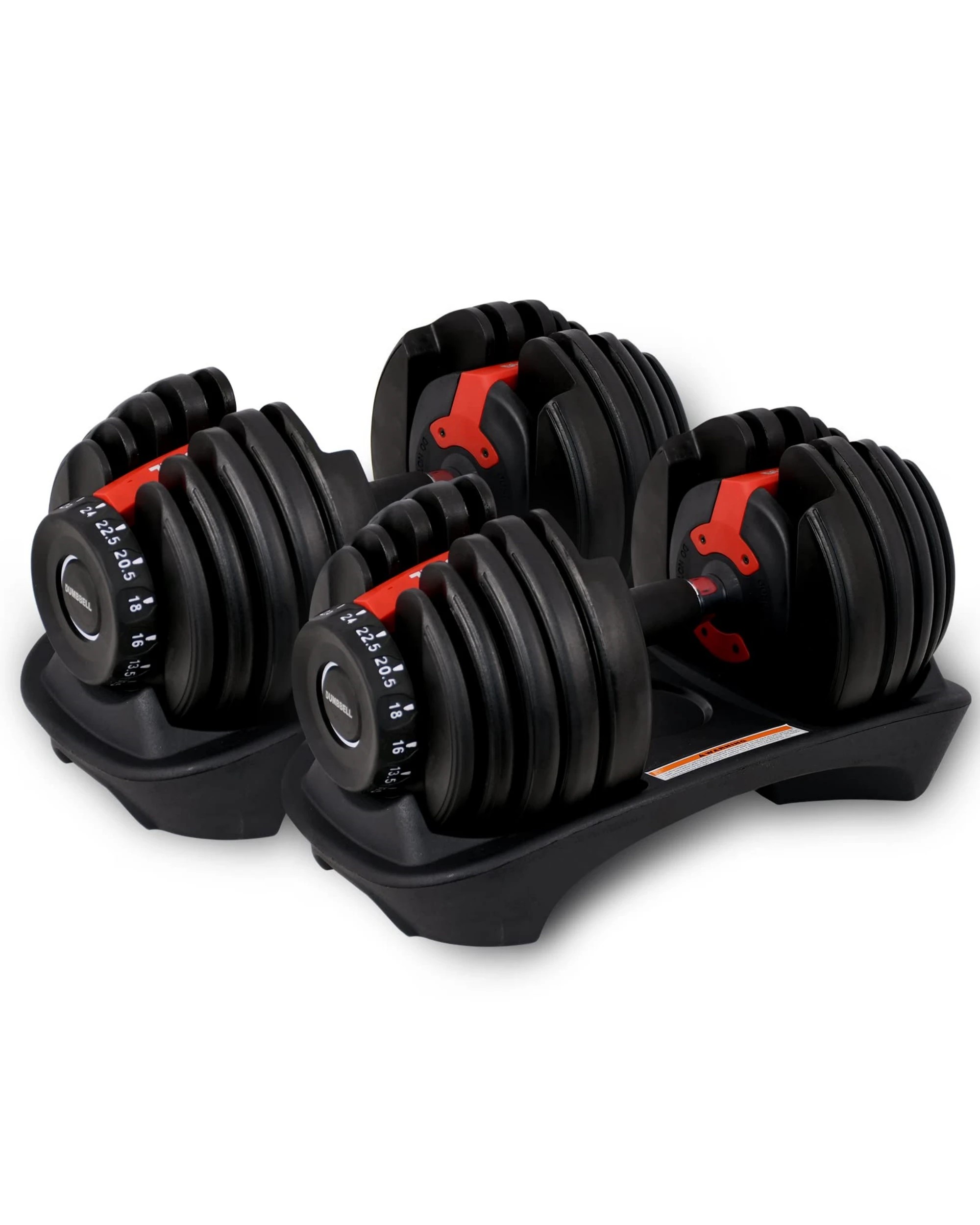 1 ADVWIN Adjustable Dumbbell Sets, 24KG Single Dumbbell for Men and Women with Anti-Slip Metal Handle, 1 of 5
