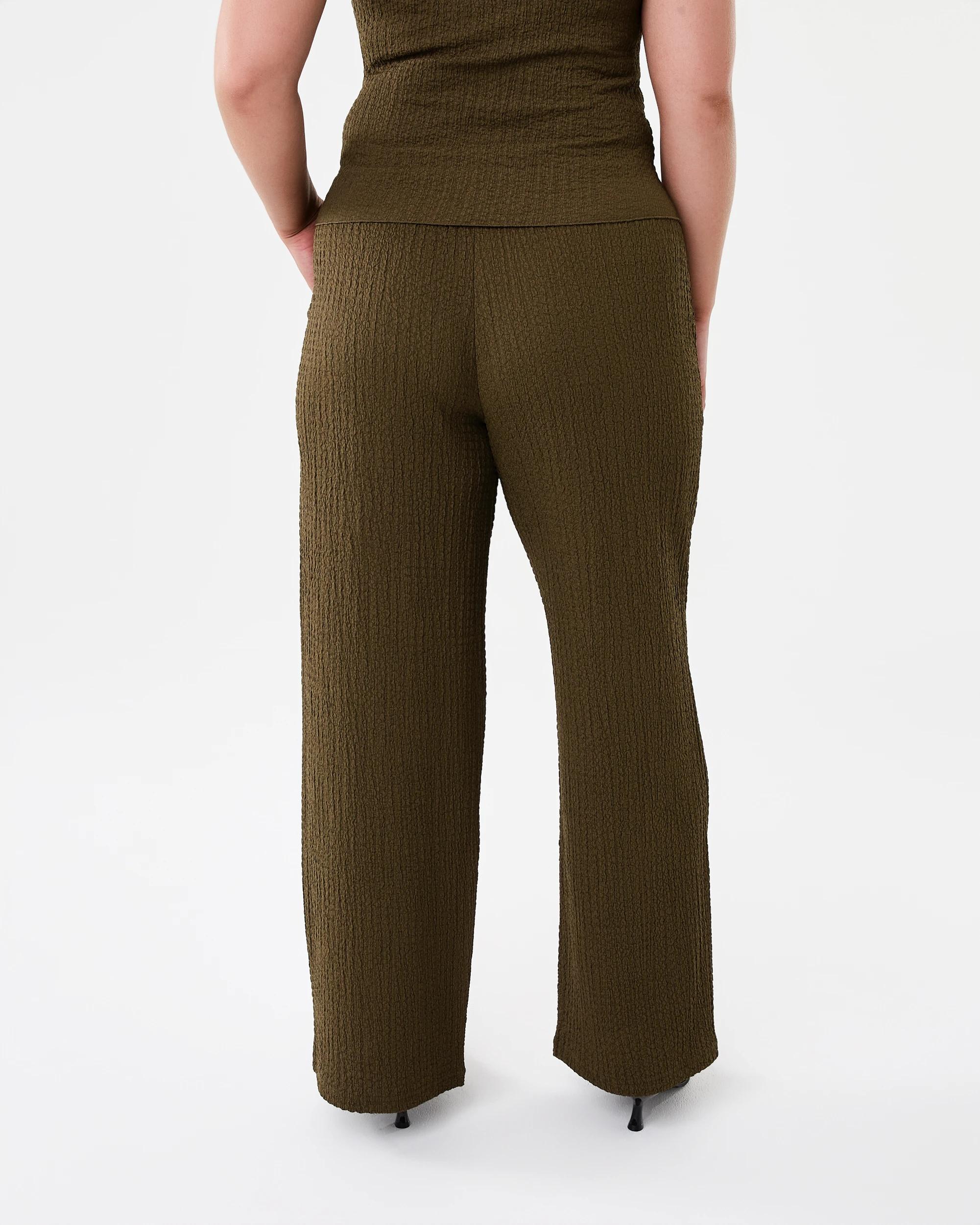 3 Textured Pants Dark Olive, 3 of 6