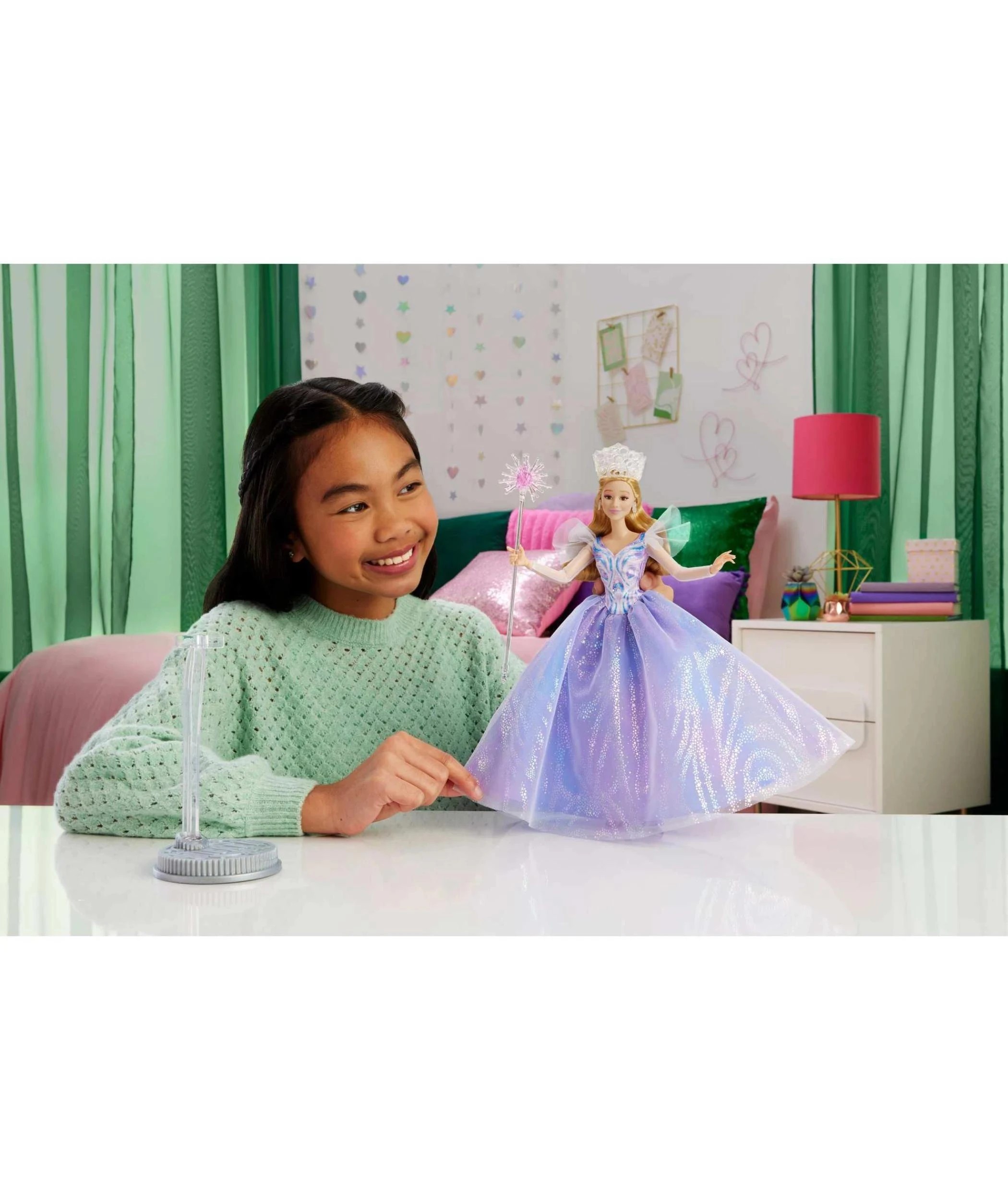 6 Universal Pictures’ Wicked: For Good Deluxe Glinda Doll & Accessories - Purple, 6 of 6