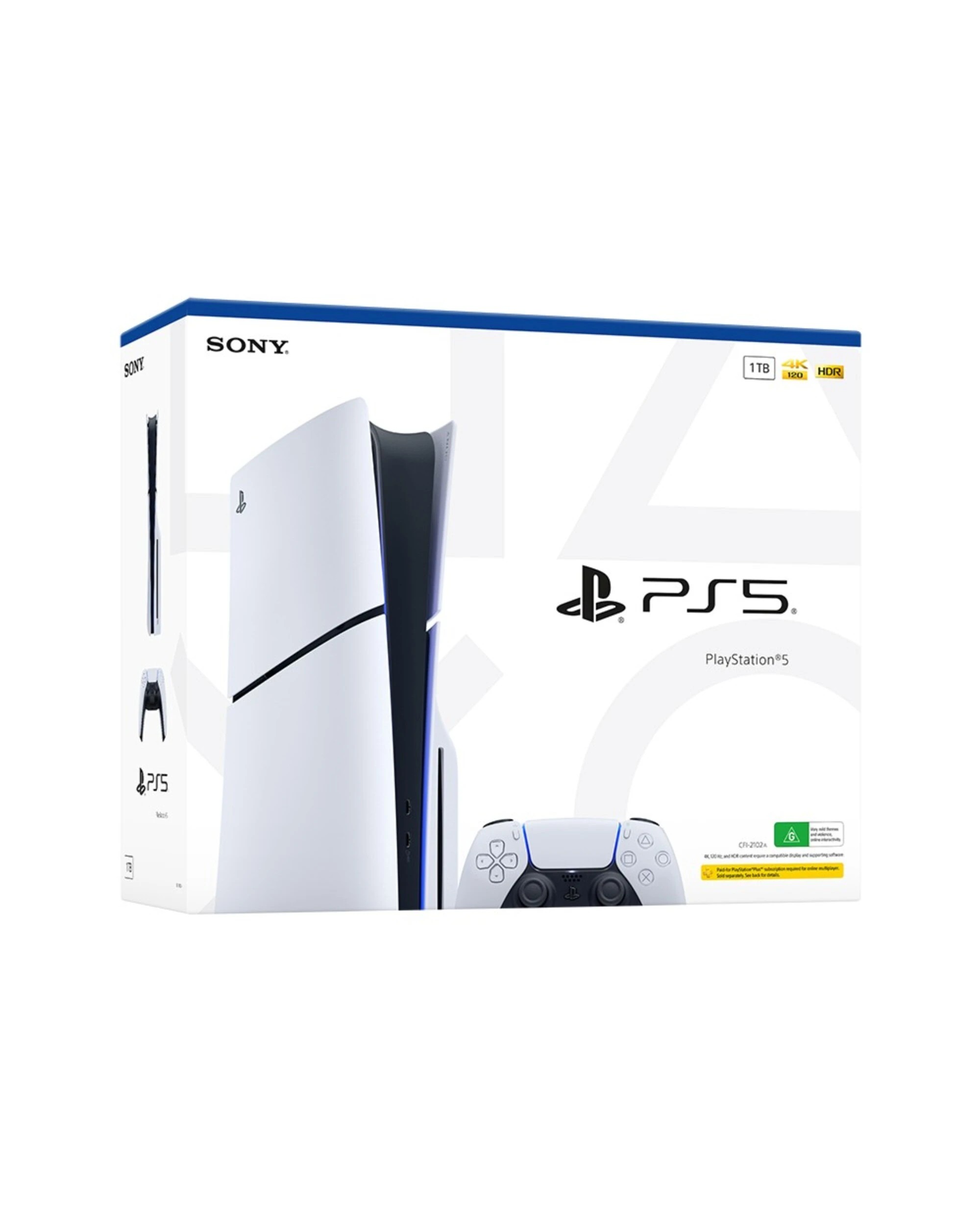 5 PlayStation 5 (Slim) Disc Console - White, 5 of 5