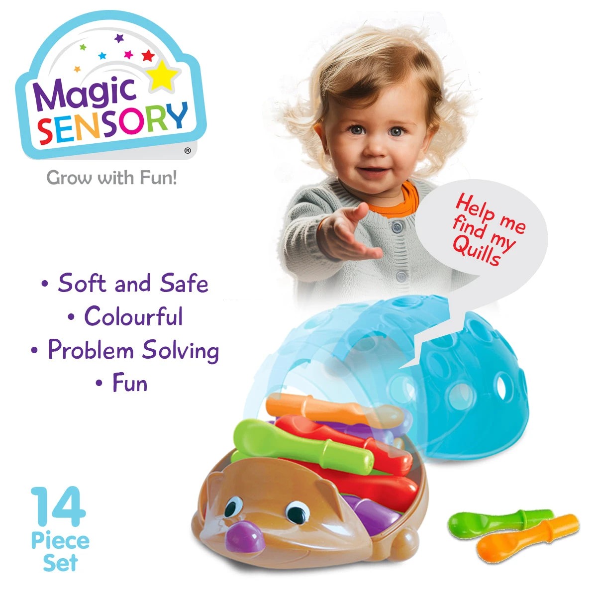 6 Magic Sensory Fine Motor Skills Echidna, 6 of 10