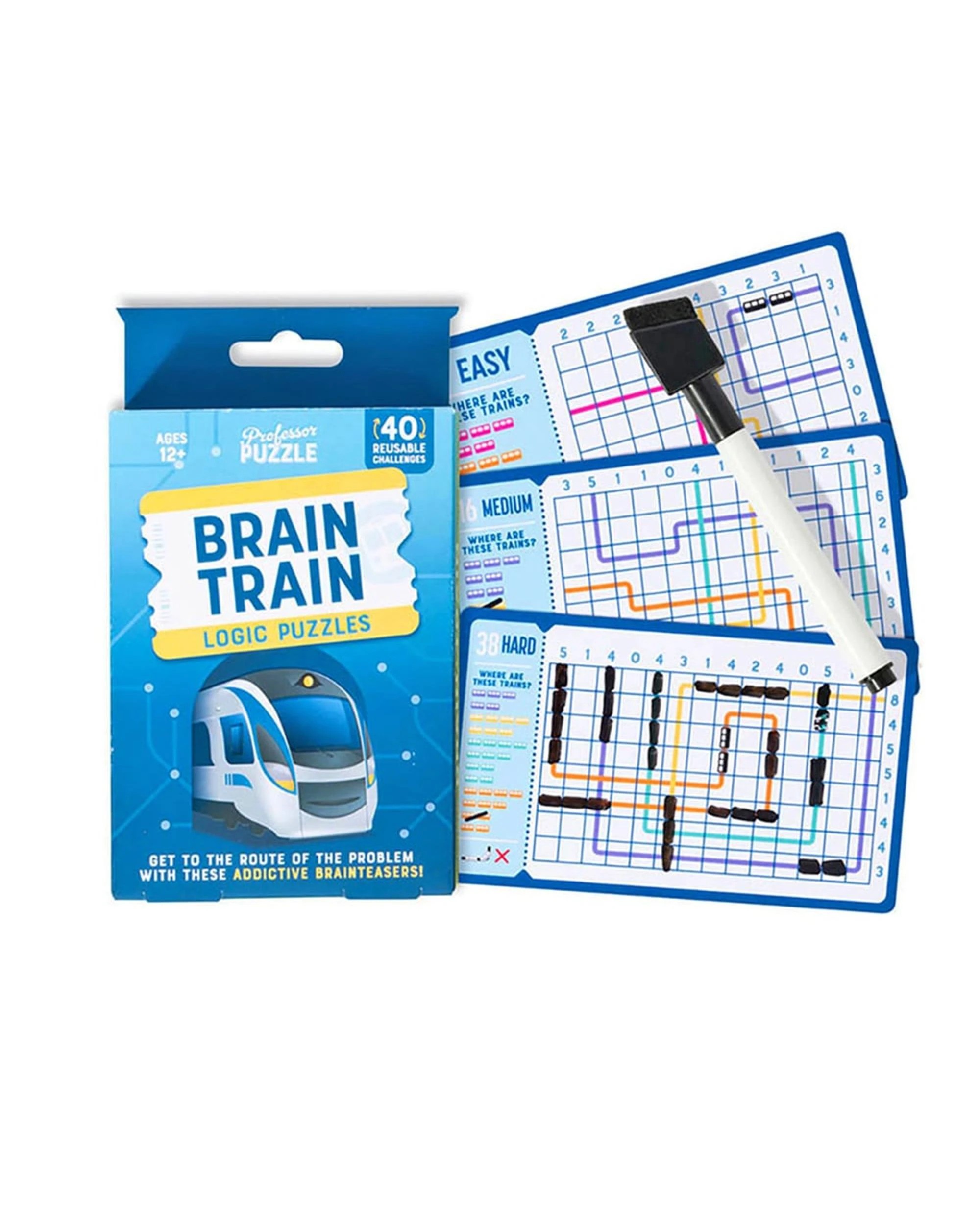 1 Brain Train Logic Puzzles Professor Puzzle, 1 of 1