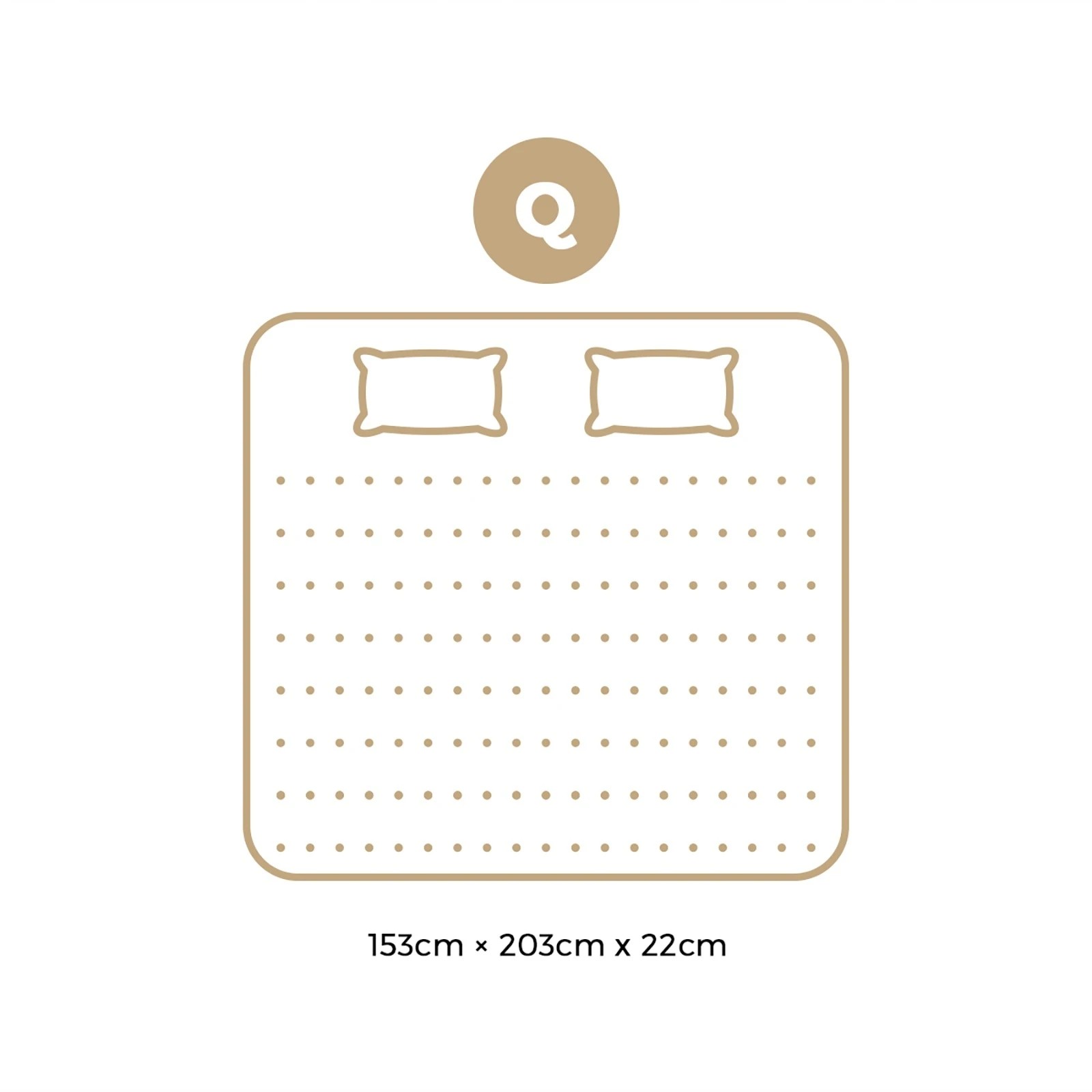 10 Bedra Bedding Queen Mattress Tight Top Bed Cool Gel Foam Pocket Spring 22cm Medium
 - Black, 10 of 10