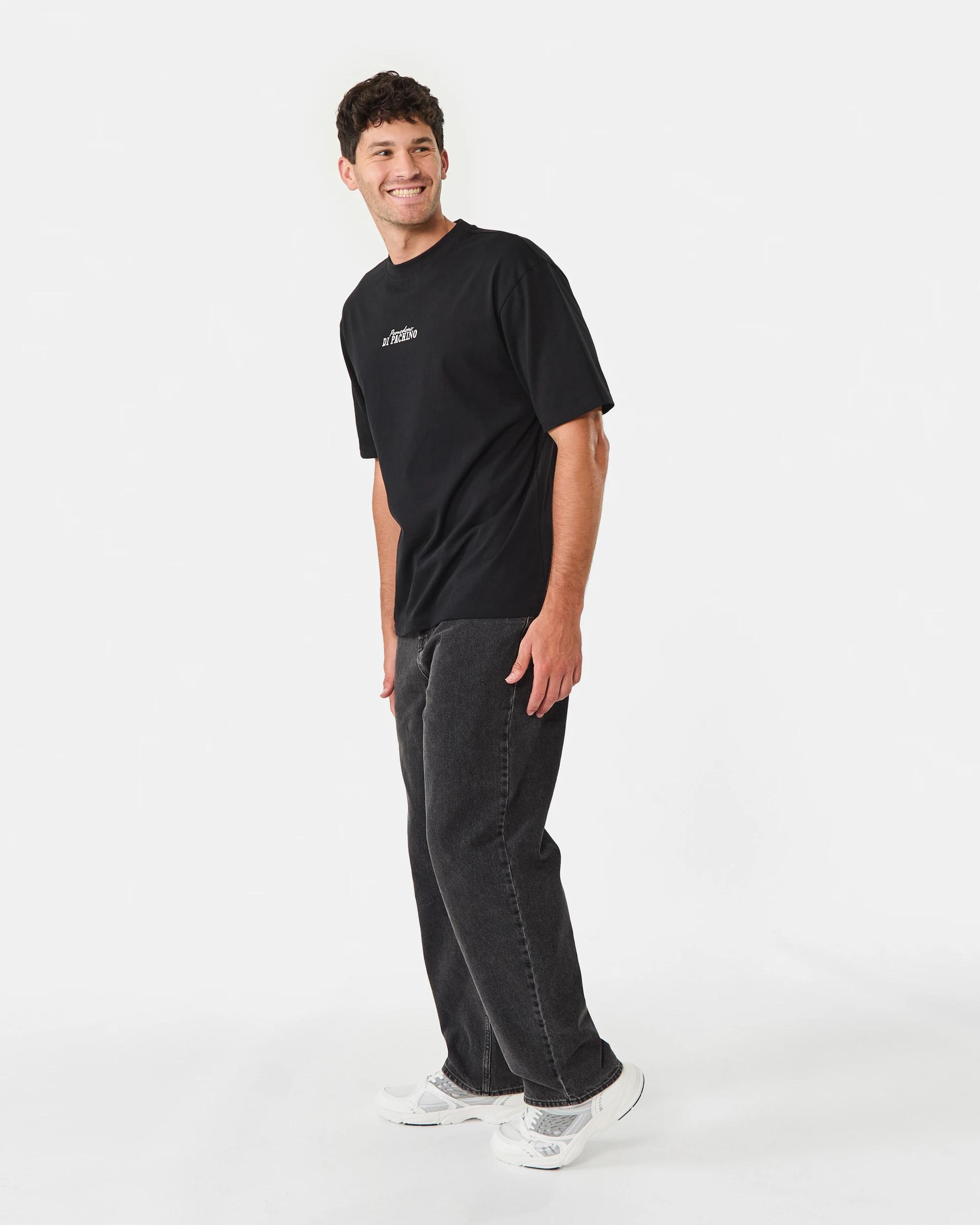 3 Oversized Print T-shirt Blk Pomodr, 3 of 8