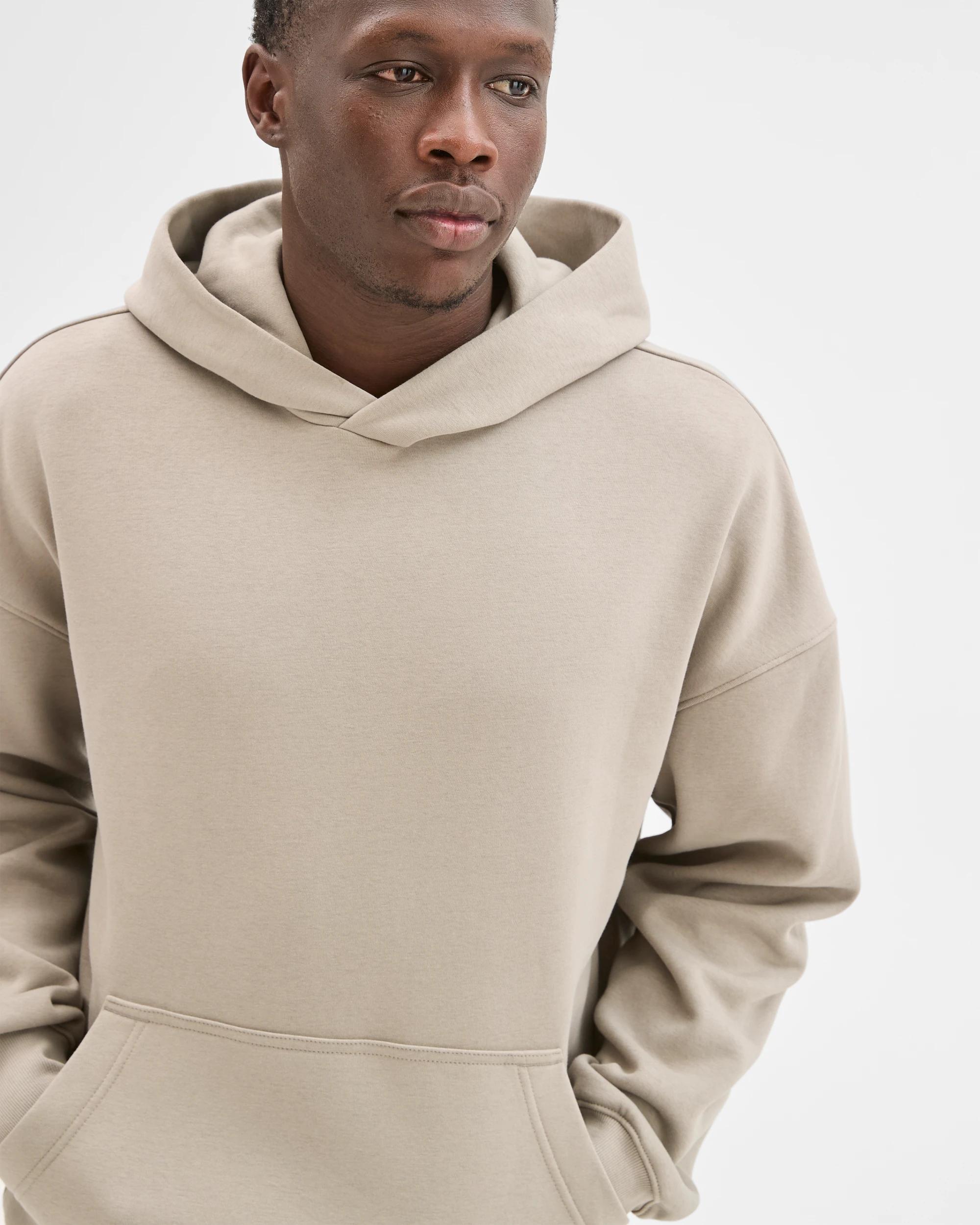 4 Commons Australian Cotton Blend Heavyweight Oversized Hoodie ELEPHANT GREY, 4 of 6