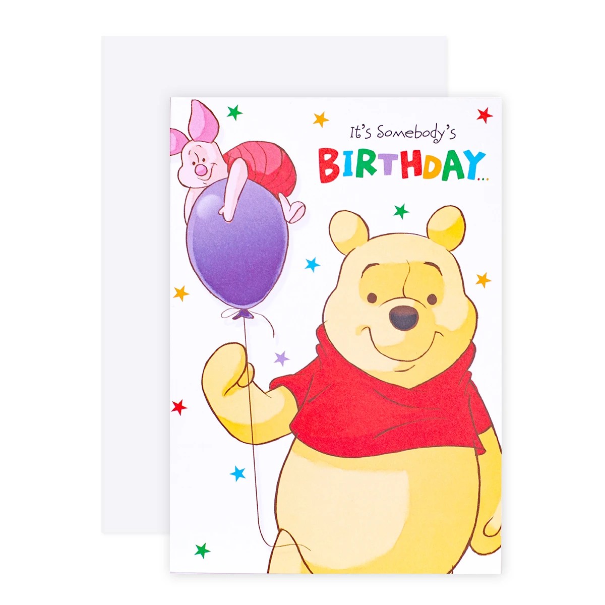 1 Hallmark Birthday Card - Winnie The Pooh, 1 of 3