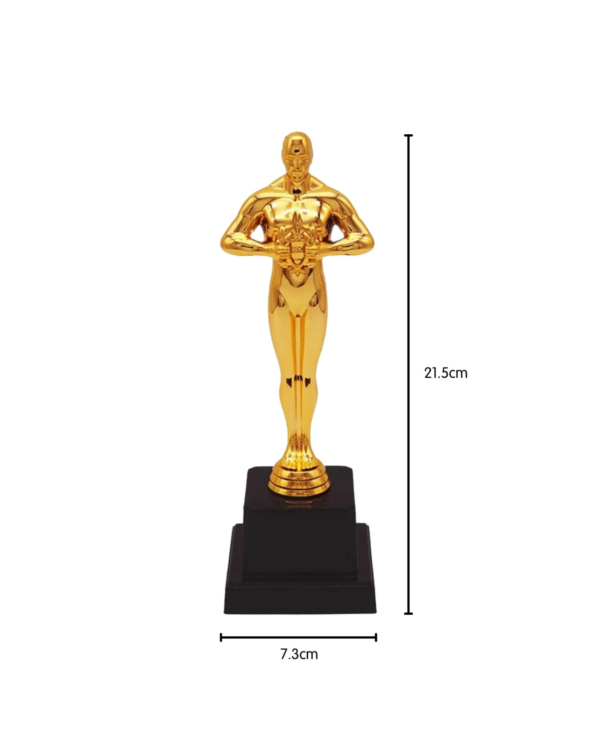 3 Partyrama Novelty Hollywood Oscar Statuette 21.5cm, 3 of 3