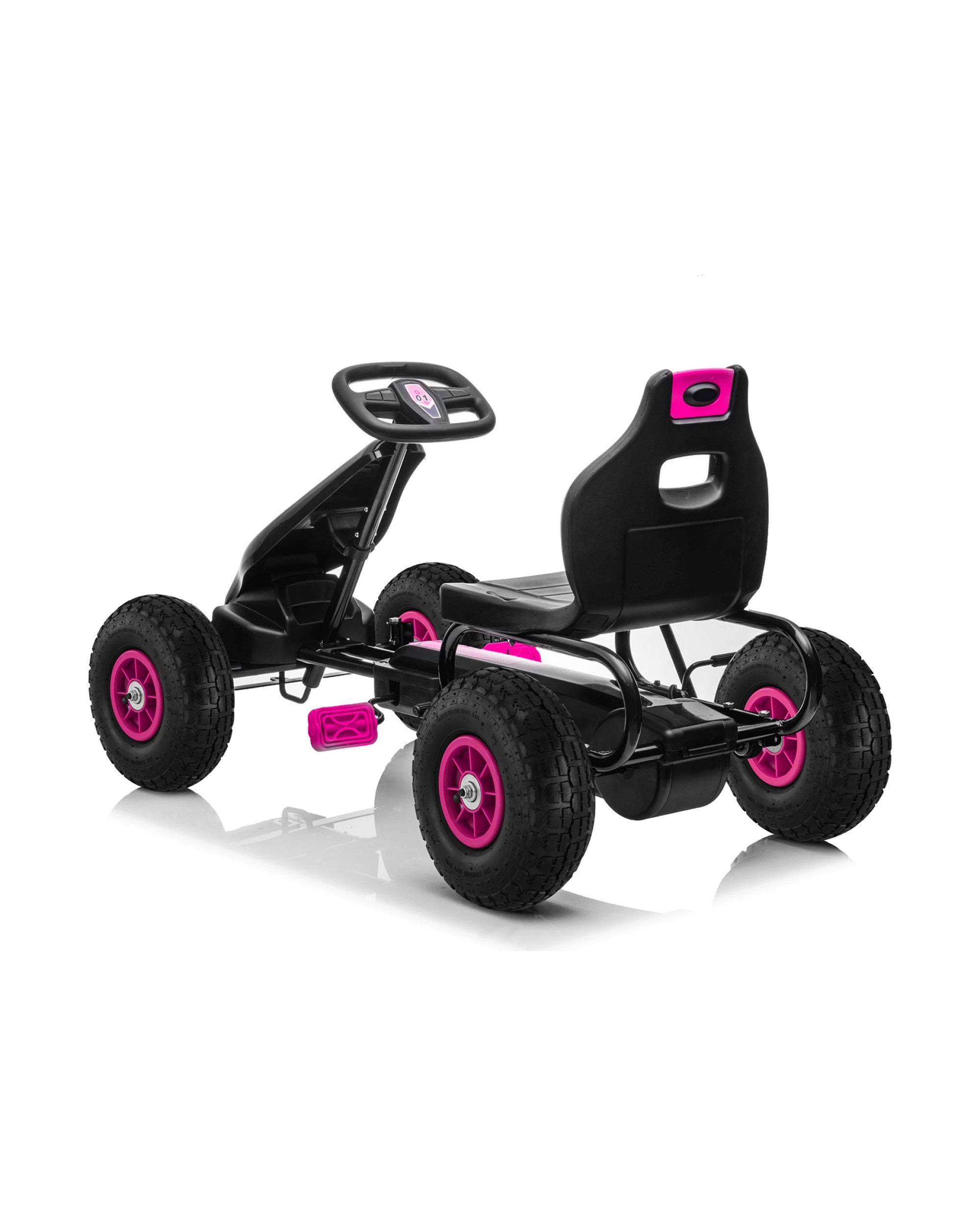 2 Kahuna G18 Kids Ride On Pedal Go Kart - Rose Pink, 2 of 10