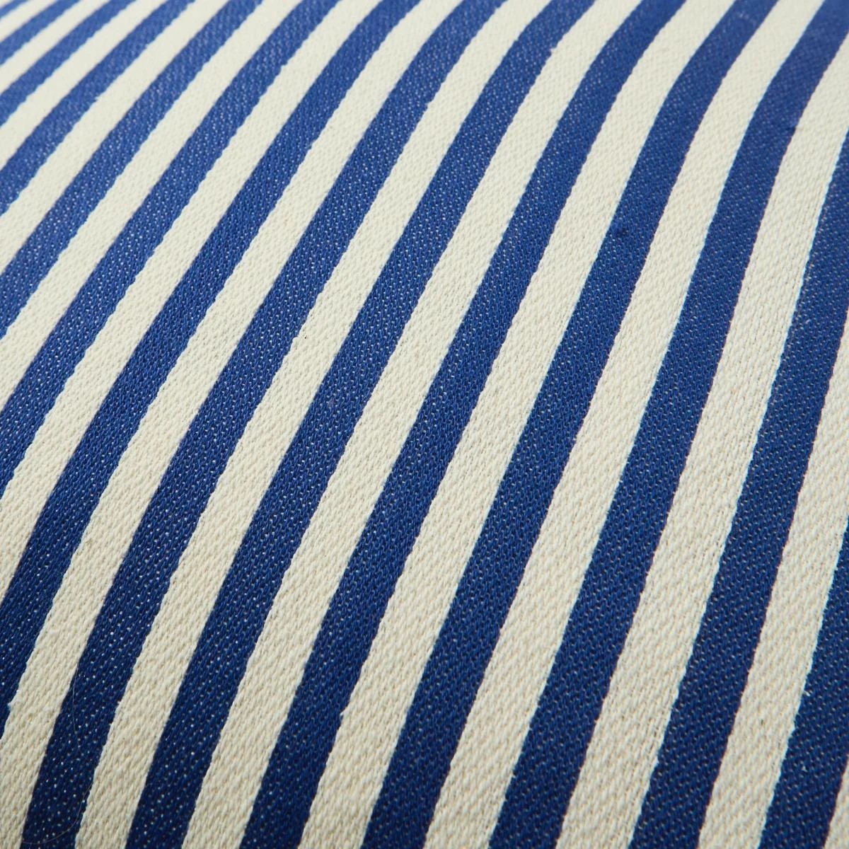 5 60cm Cushion Cover Stripe - Blue, 5 of 6