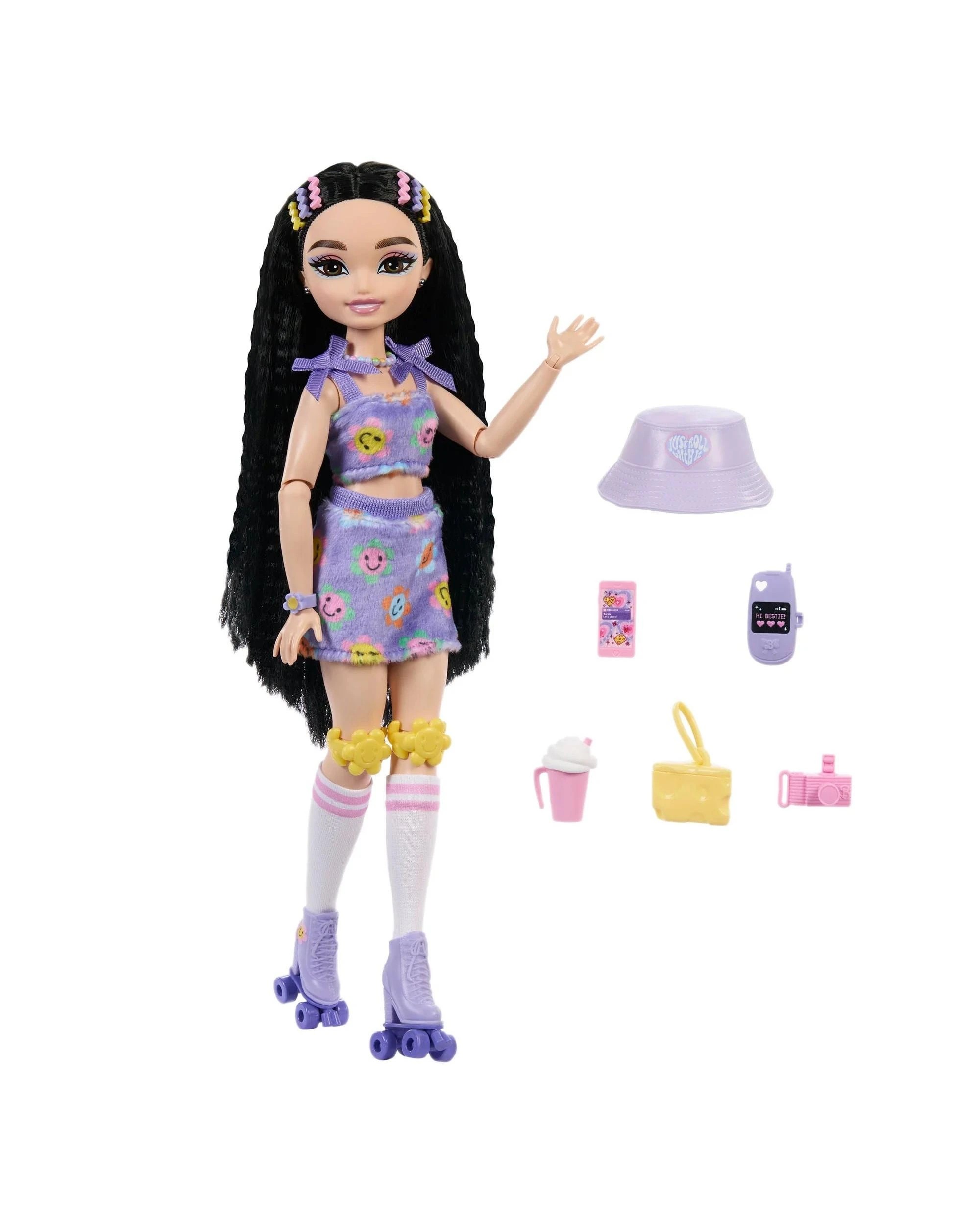 4 Barbie Dream Besties Skate Party Renee Fashion Doll, 4 of 7