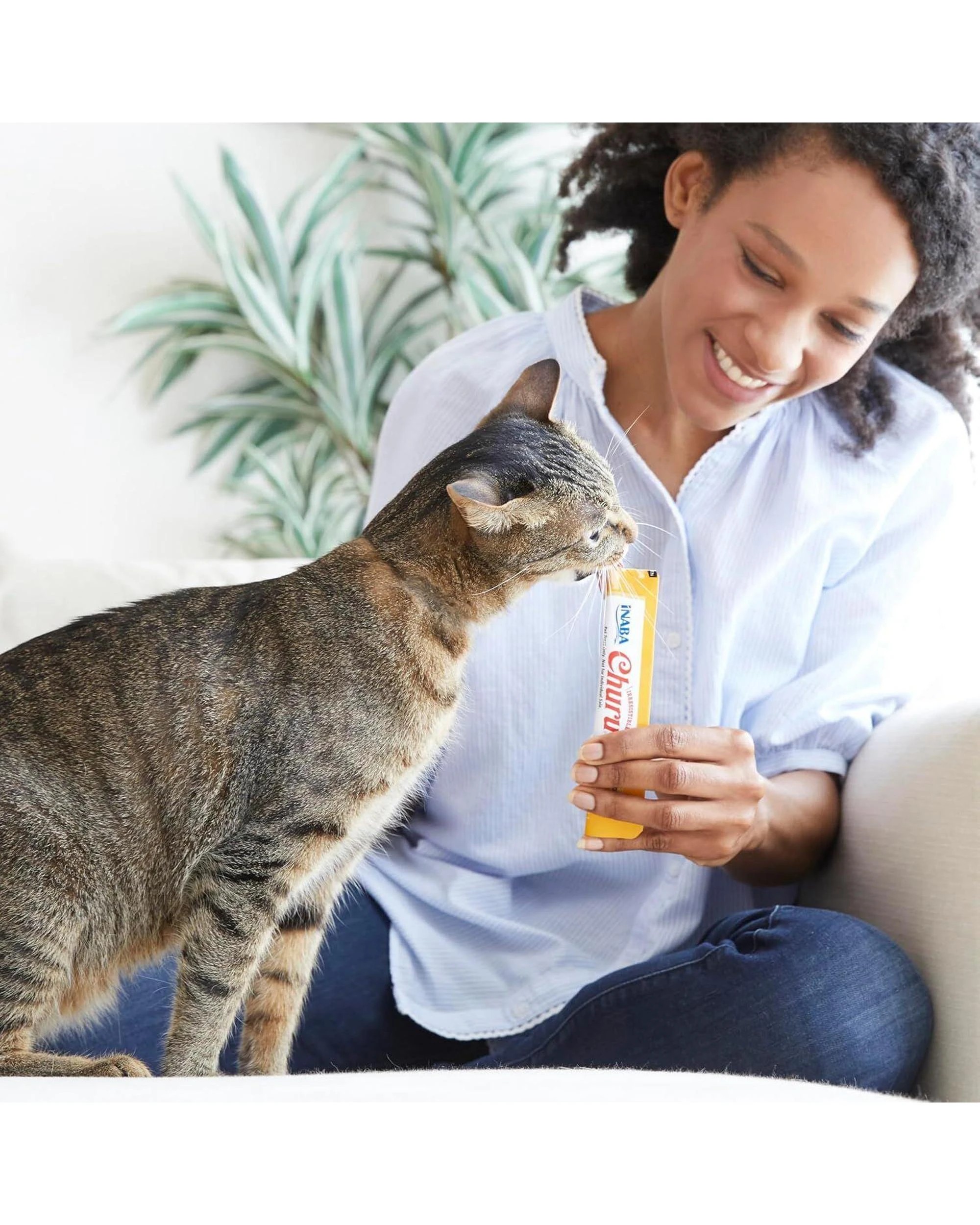 9 Inaba Churu Puree Lickable Cat Treats Tuna Variety Box 20 x 14g, 9 of 9