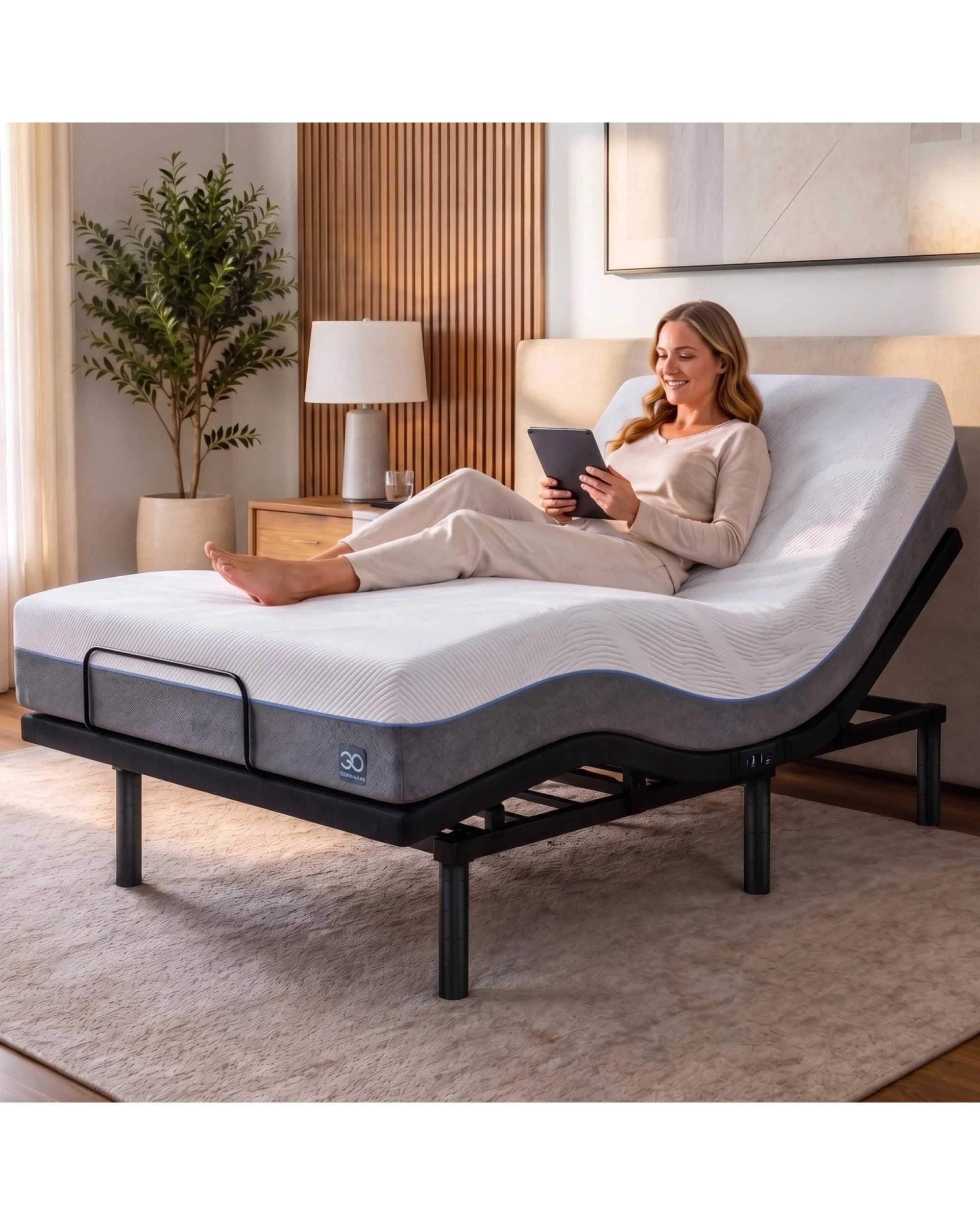 Therapedic Kinetic Advance Adjustable Bed Frame Base with Wireless ...