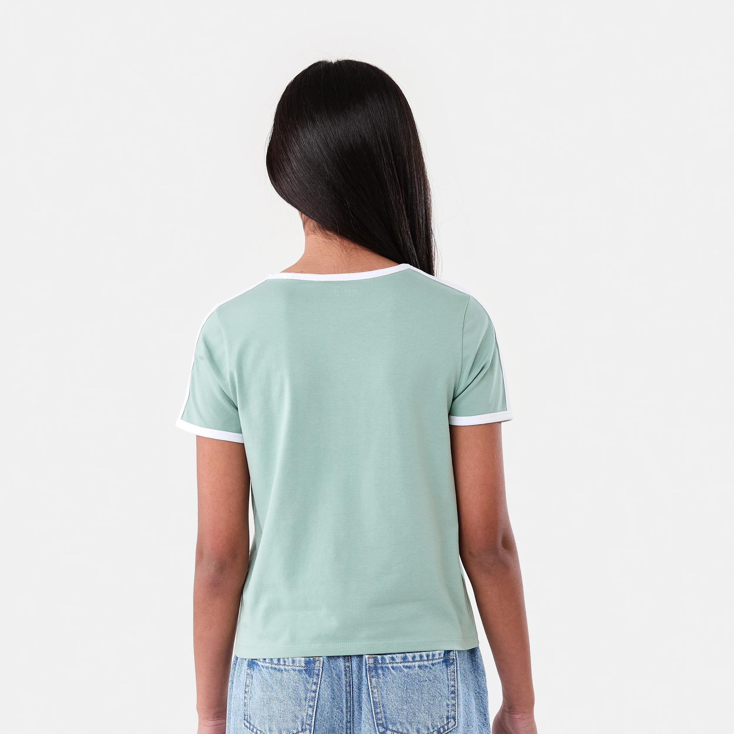 2 Short Sleeve Ringer T-shirt PARIS ATHLETIC DEPT GREEN, 2 of 7