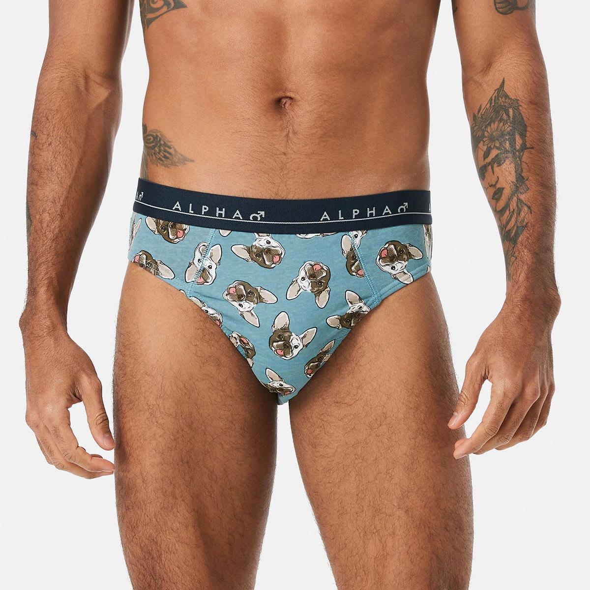 4 5 Pack Printed Briefs Dogshead, 4 of 10