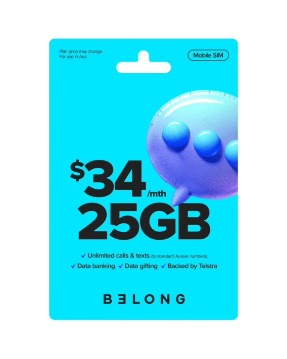 Belong Voice SIM Kit $34