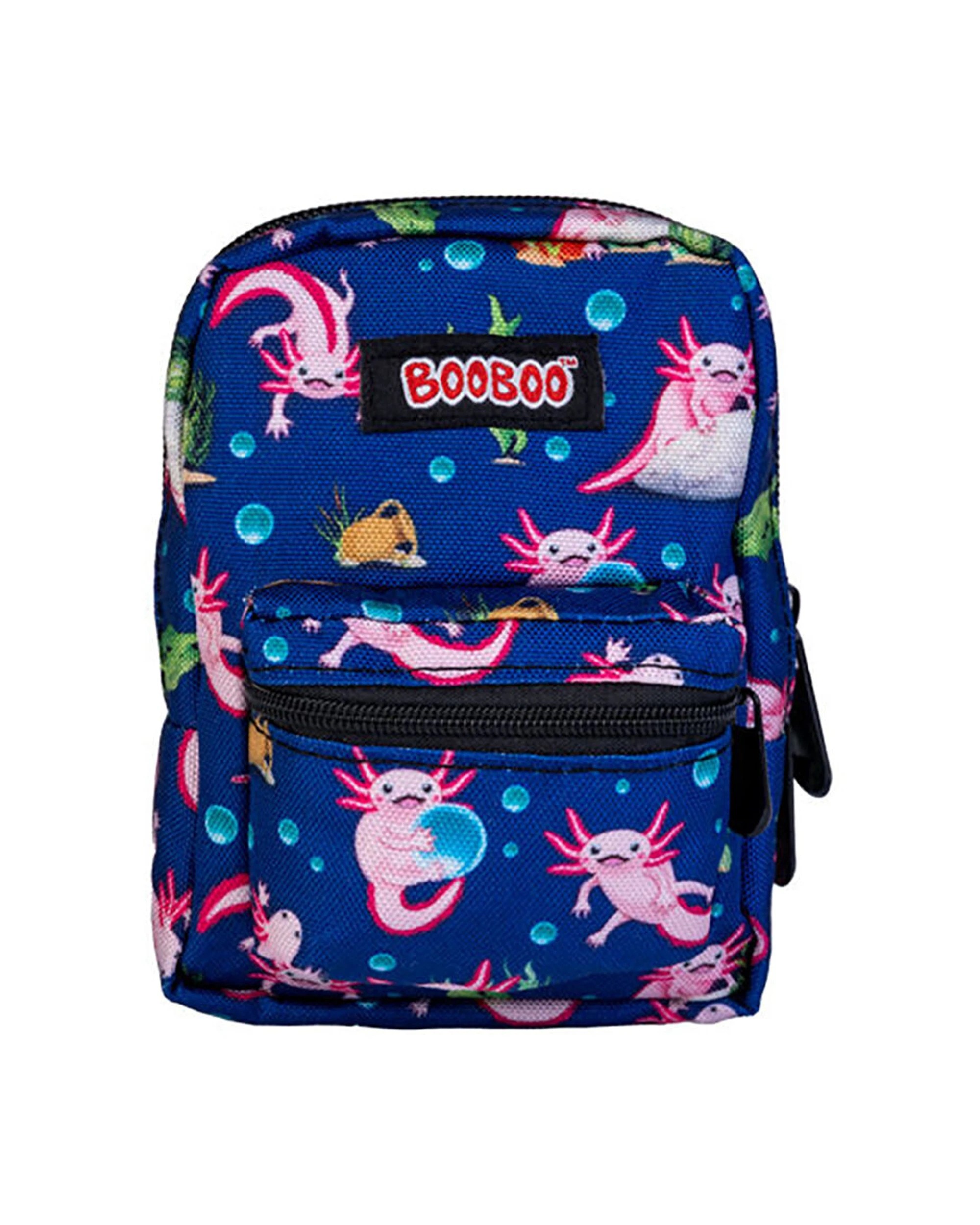 1 MDI BooBoo Kid's Backpack Mini's Axolotl Mini Bag 11x15cm 3y+ - Blue, 1 of 4