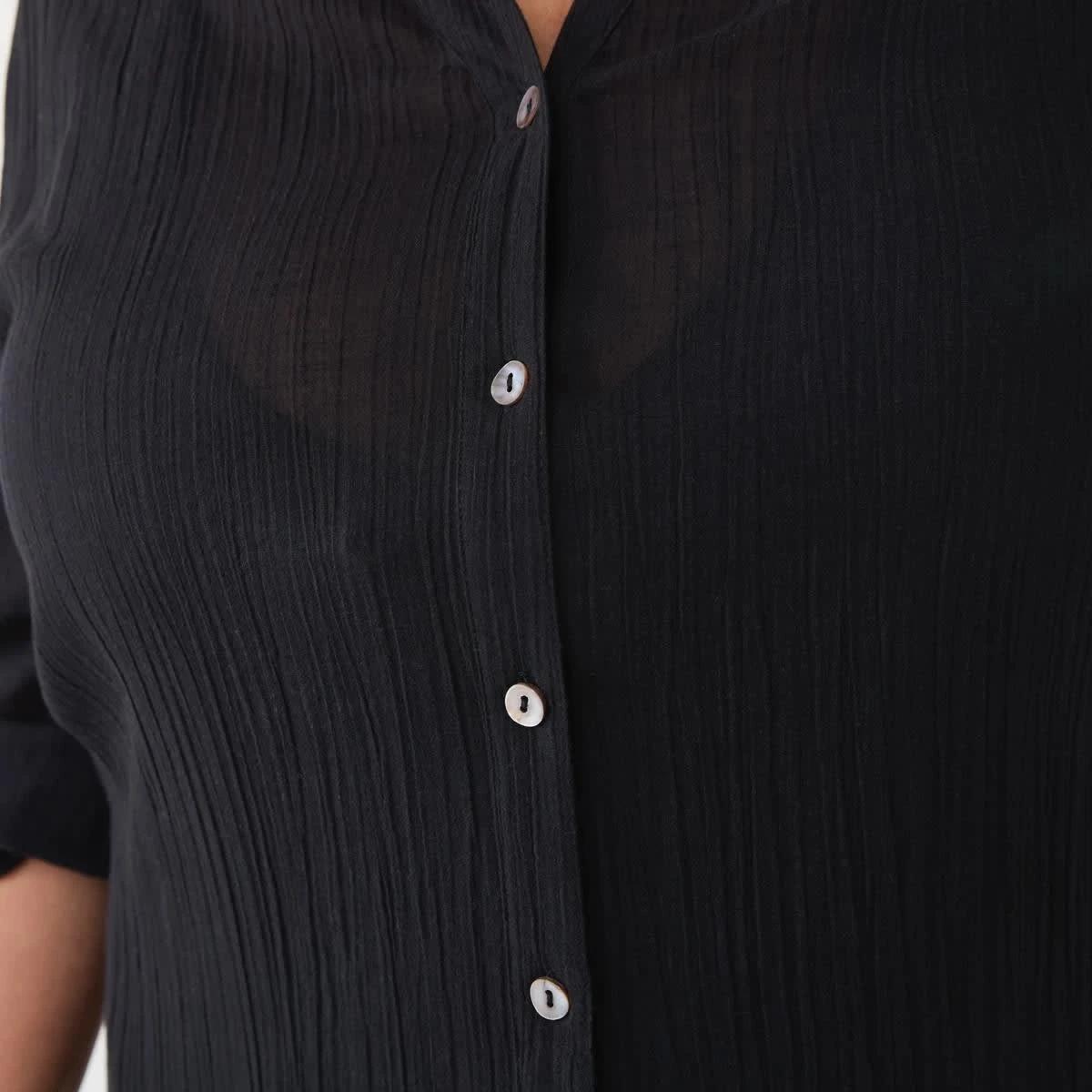 8 Curve Beach Kaftan BLACK, 8 of 9