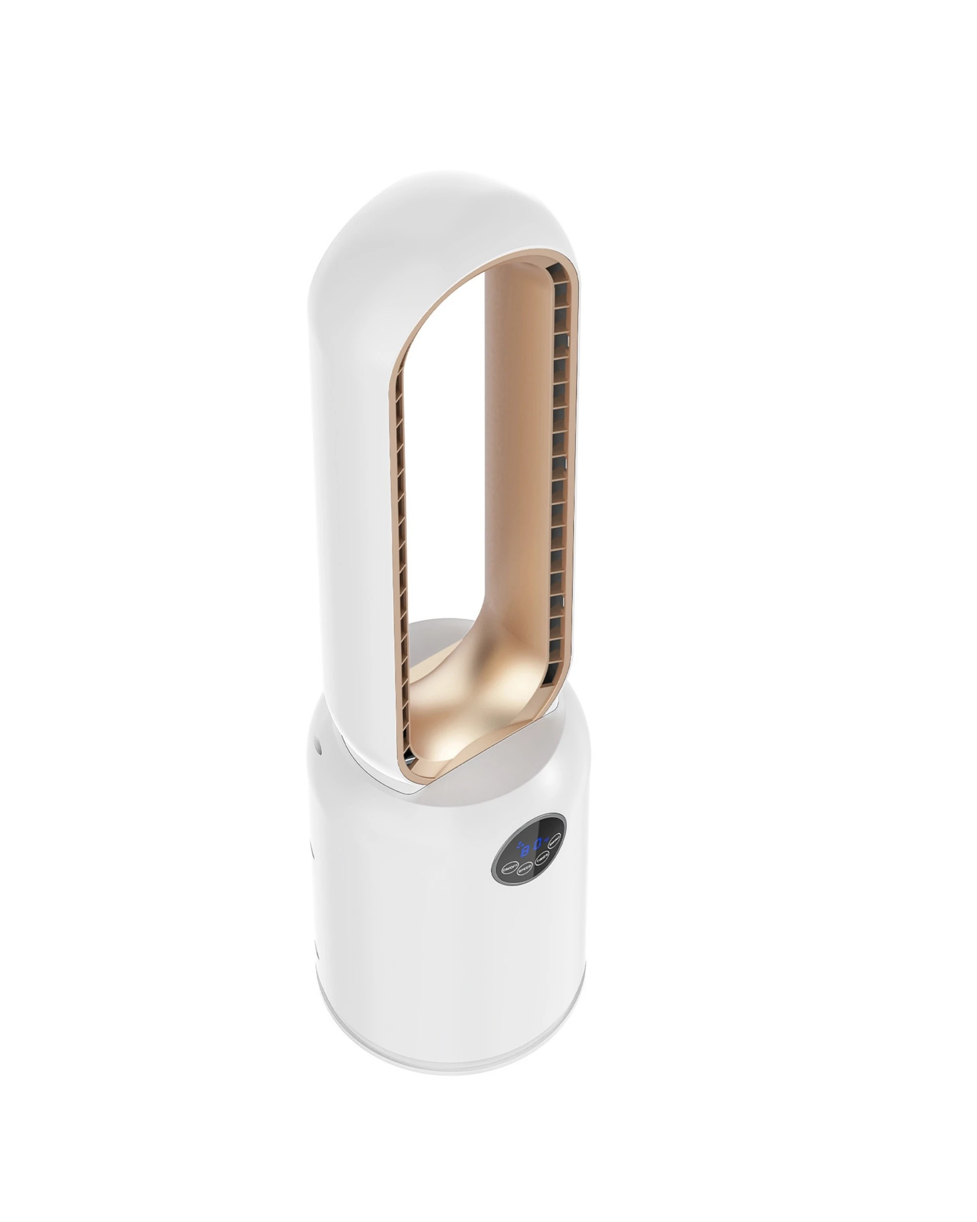 7 Advwin Bladeless Tower Fan,Touch Screen, 26 ft/s Air Circulator Fan [New Model 20% Air Flow Up], 7 of 8