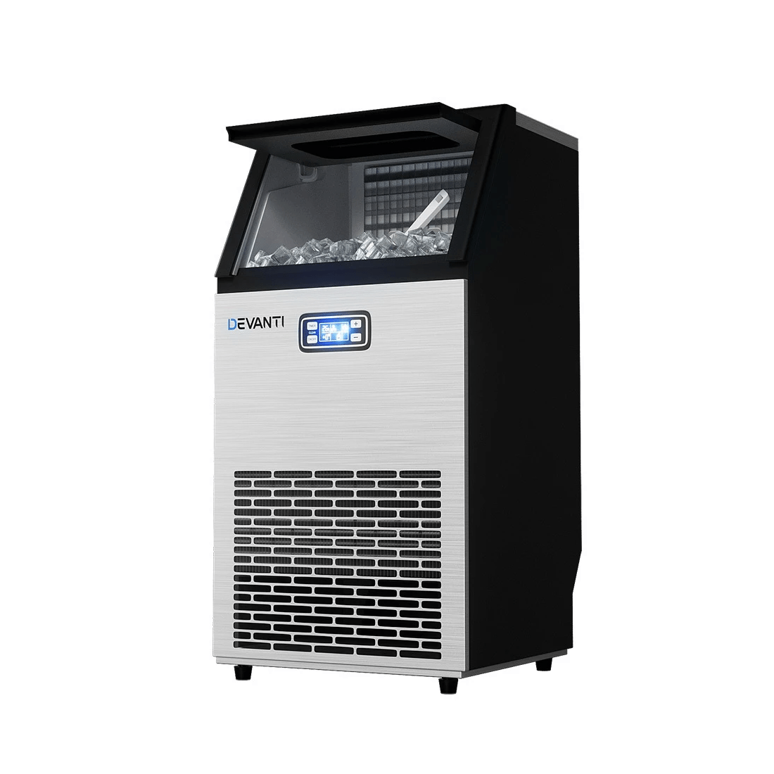 1 Devanti 45kg Commercial Ice Maker Machine - Black, 1 of 2