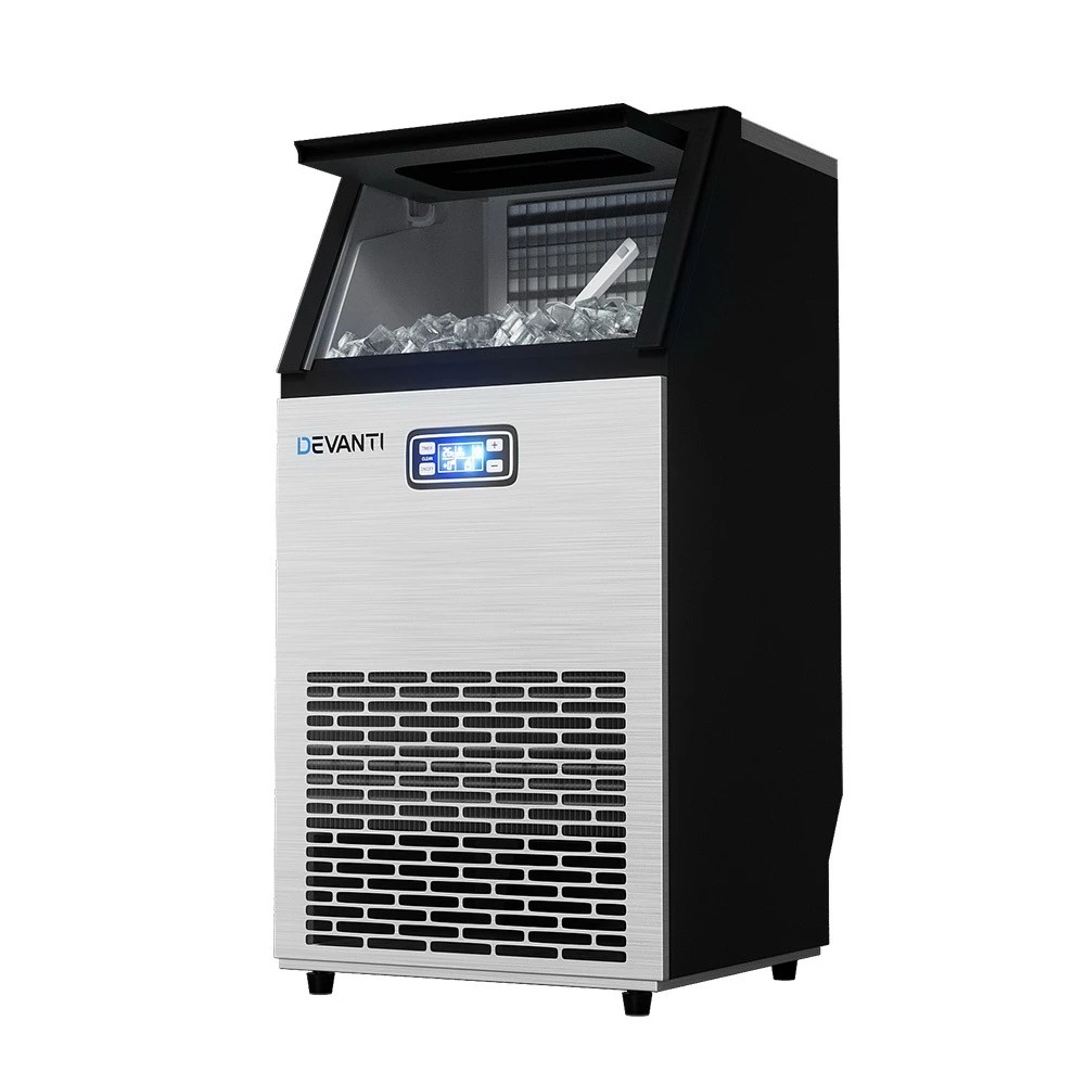 1 Devanti 45kg Commercial Ice Maker Machine - Black, 1 of 6